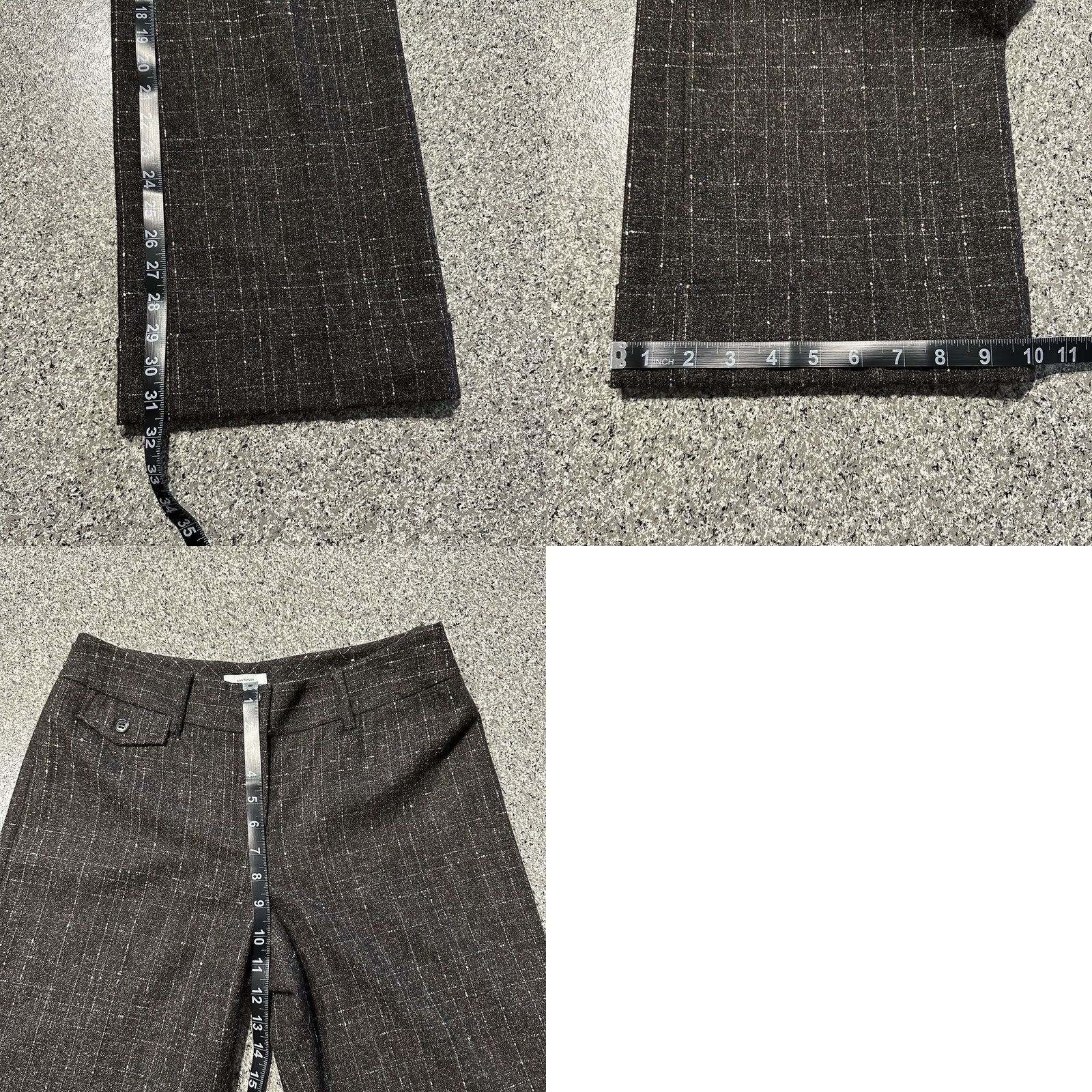 Ann Taylor Ann Taylor Loft Pants Women's 6 30x31 Brown Wool Blend Straight Leg Trousers Size 28" / US 6 / IT 42 - 8 Thumbnail