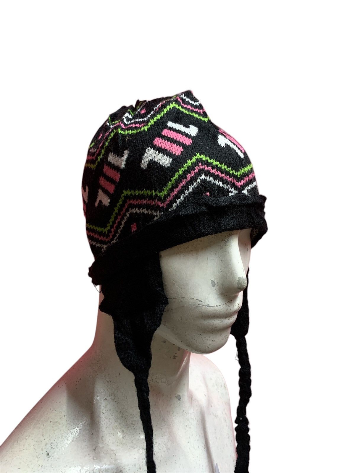 Fila × Vintage Fila Fisherman Beanie Snow Hat Snow Cap -D450 Size ONE SIZE - 2 Thumbnail