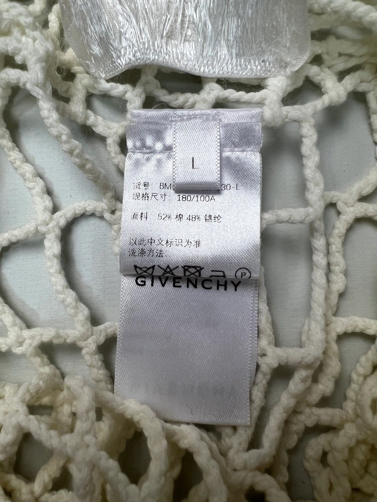 Givenchy GIVENCHY SPIDERWEB KNITTED VIP HOODIE SZ:L Size US L / EU 52-54 / 3 - 6 Thumbnail