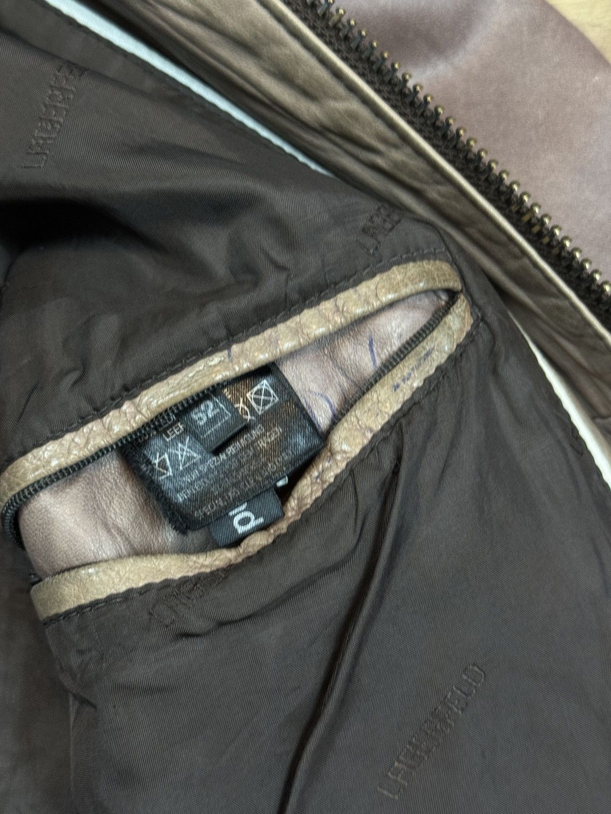 Karl Lagerfeld Karl Lagerfeld leather jacket original casual item Size US L / EU 52-54 / 3 - 3 Thumbnail