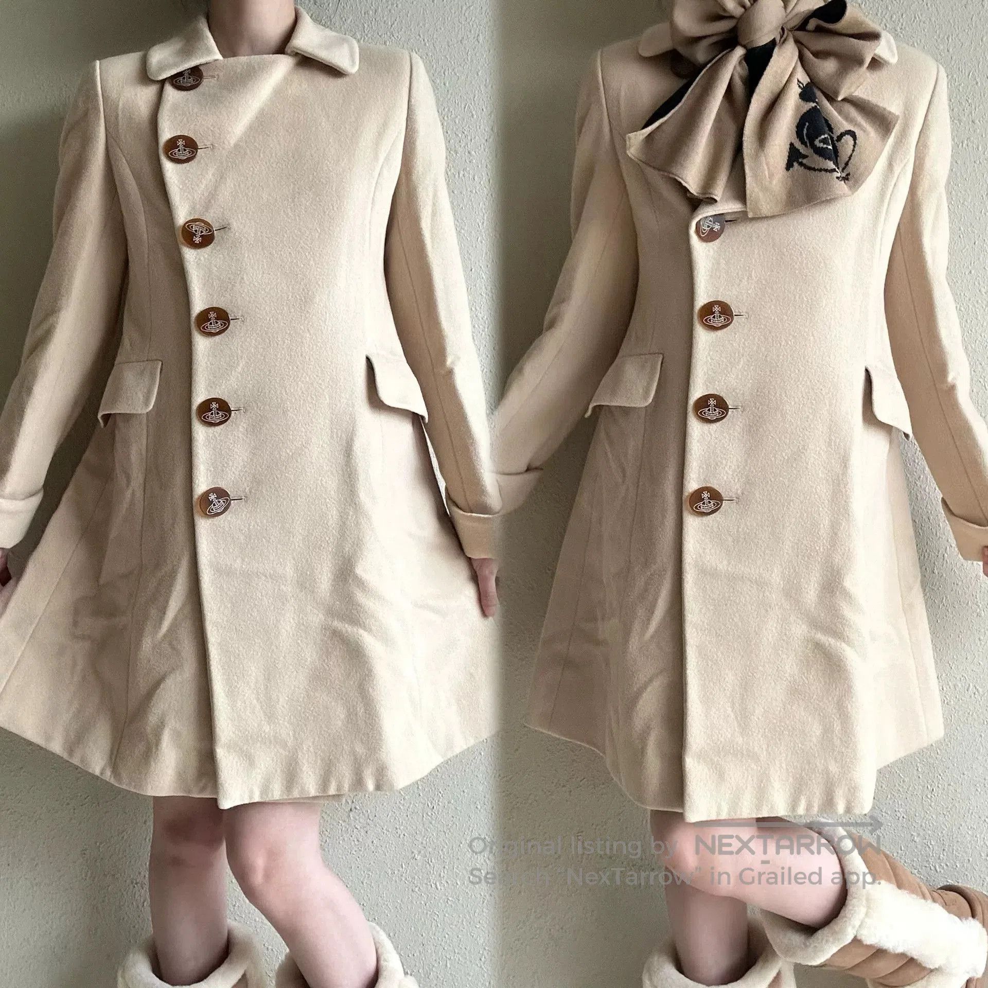 Vivienne Westwood vivienne westwood beige wool coat. Size M / US 6-8 / IT 42-44 - 1 Thumbnail