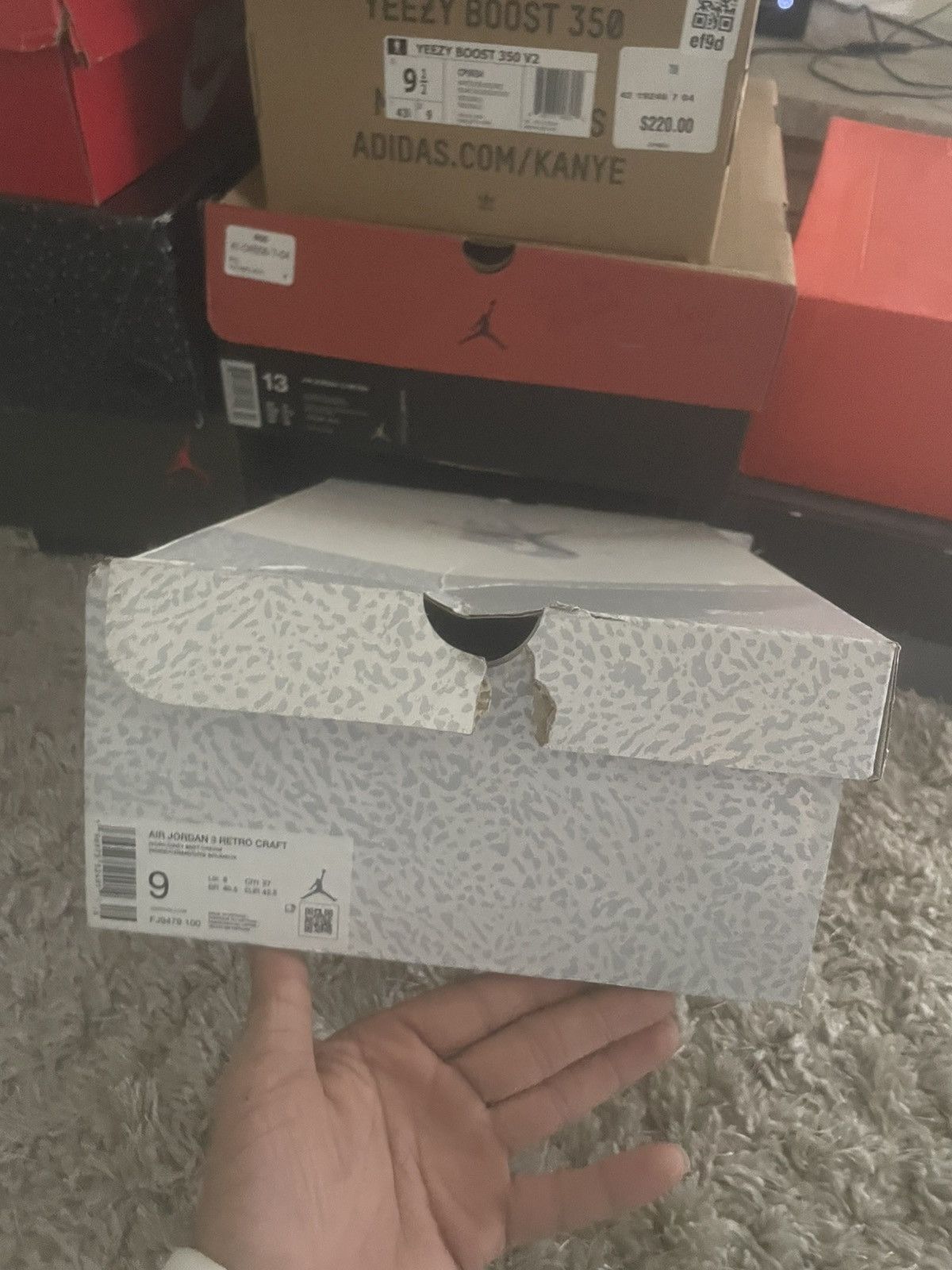 Jordan Brand Jordan 3 Craft Ivory sz 9 Size US 9 / EU 42 - 9 Thumbnail