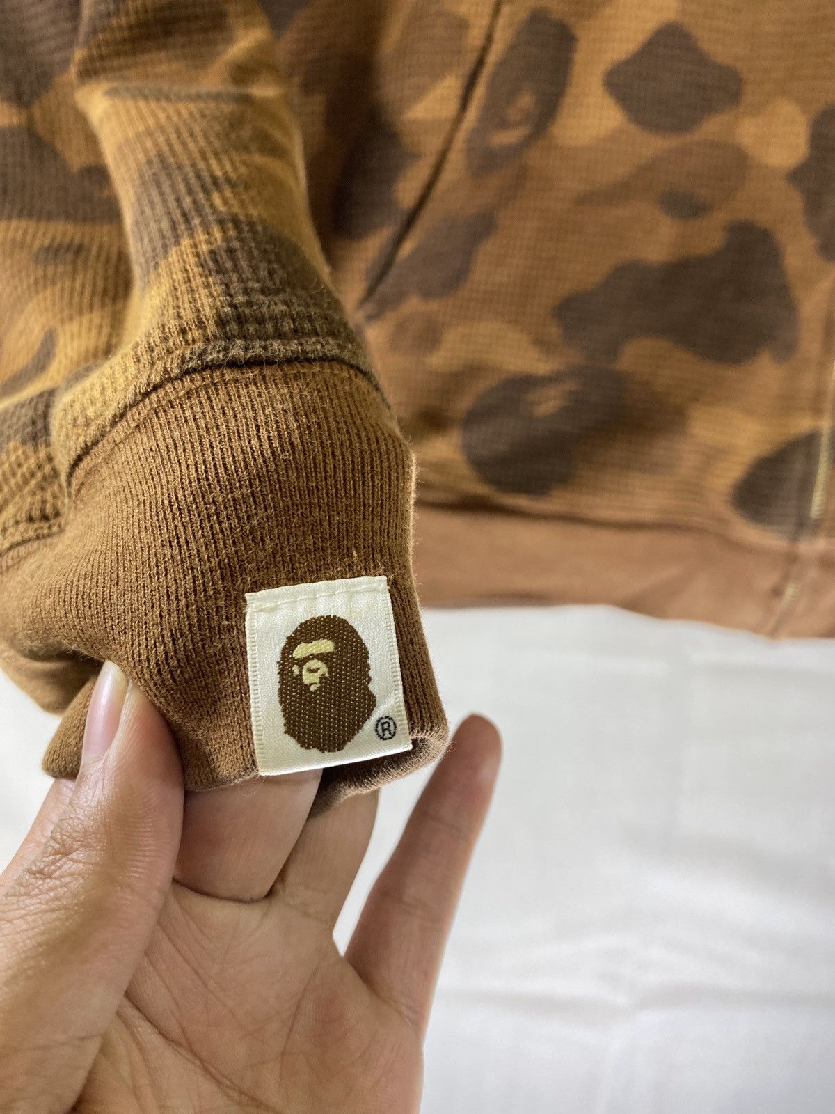 Bape OG thermal hoodie Size US XL / EU 56 / 4 - 4 Thumbnail