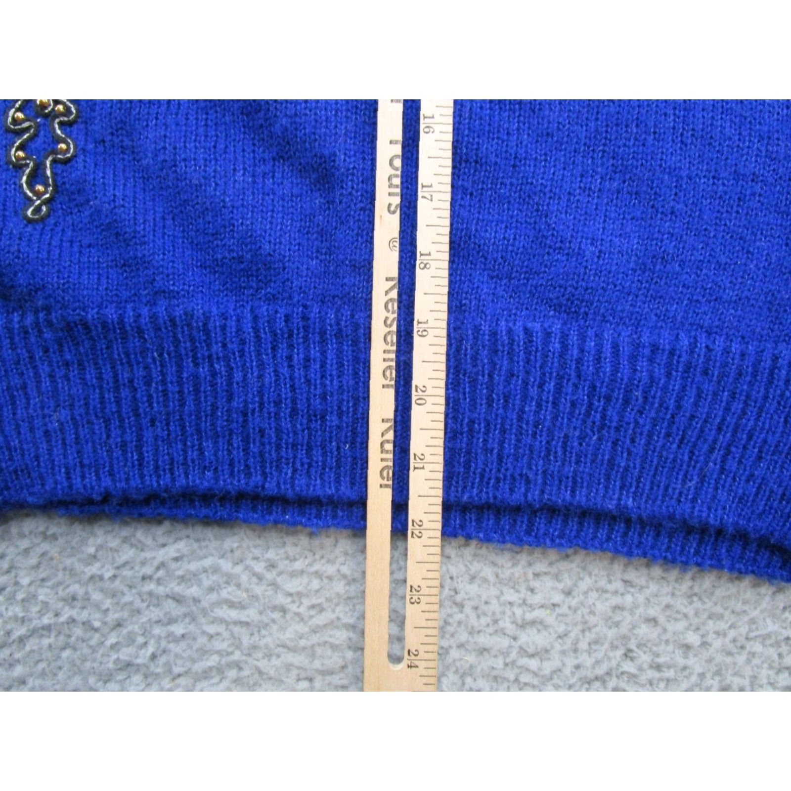 Vintage VINTAGE 80s Dana Scott Pullover Sweater Women's Large Blue Size L / US 10 / IT 46 - 6 Thumbnail