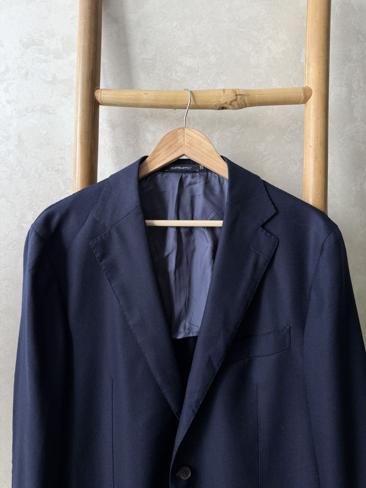 Suitsupply Suitsupply Italy Havana Patch Lt Int Wool Navy Blue Blazer Size 46L - 5 Thumbnail