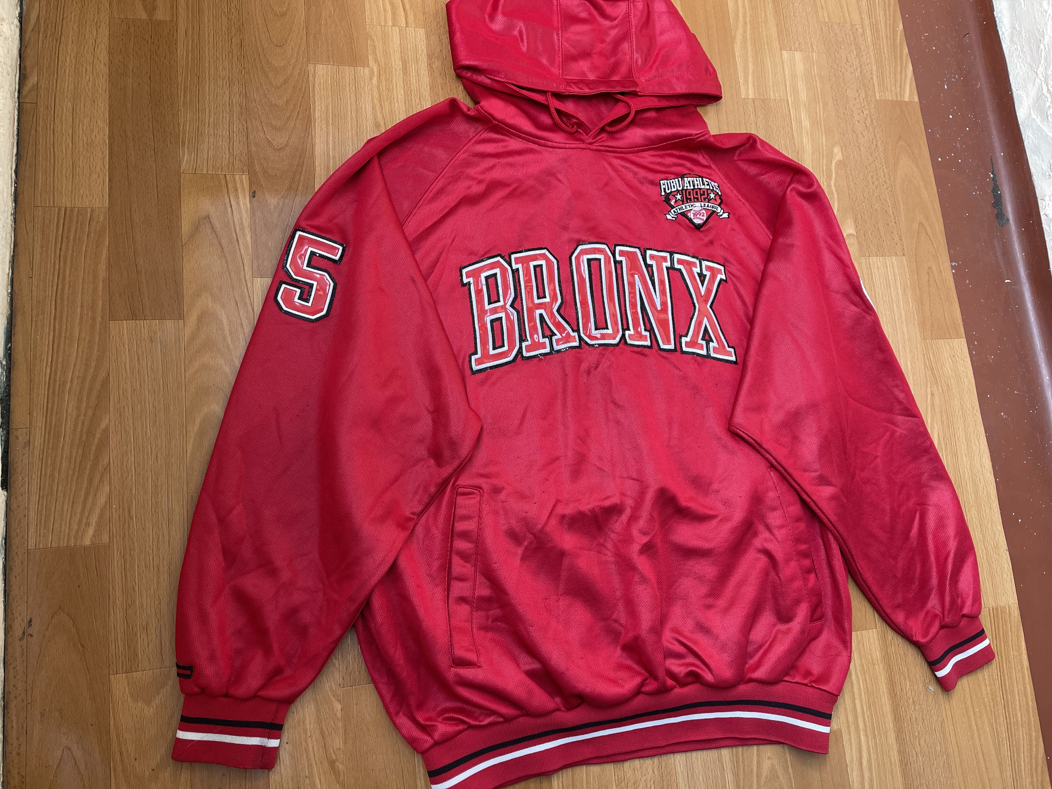 Fubu FUBU jersey CitySeries BRONX hoodie vintage New York City XL Size US XL / EU 56 / 4 - 3 Thumbnail