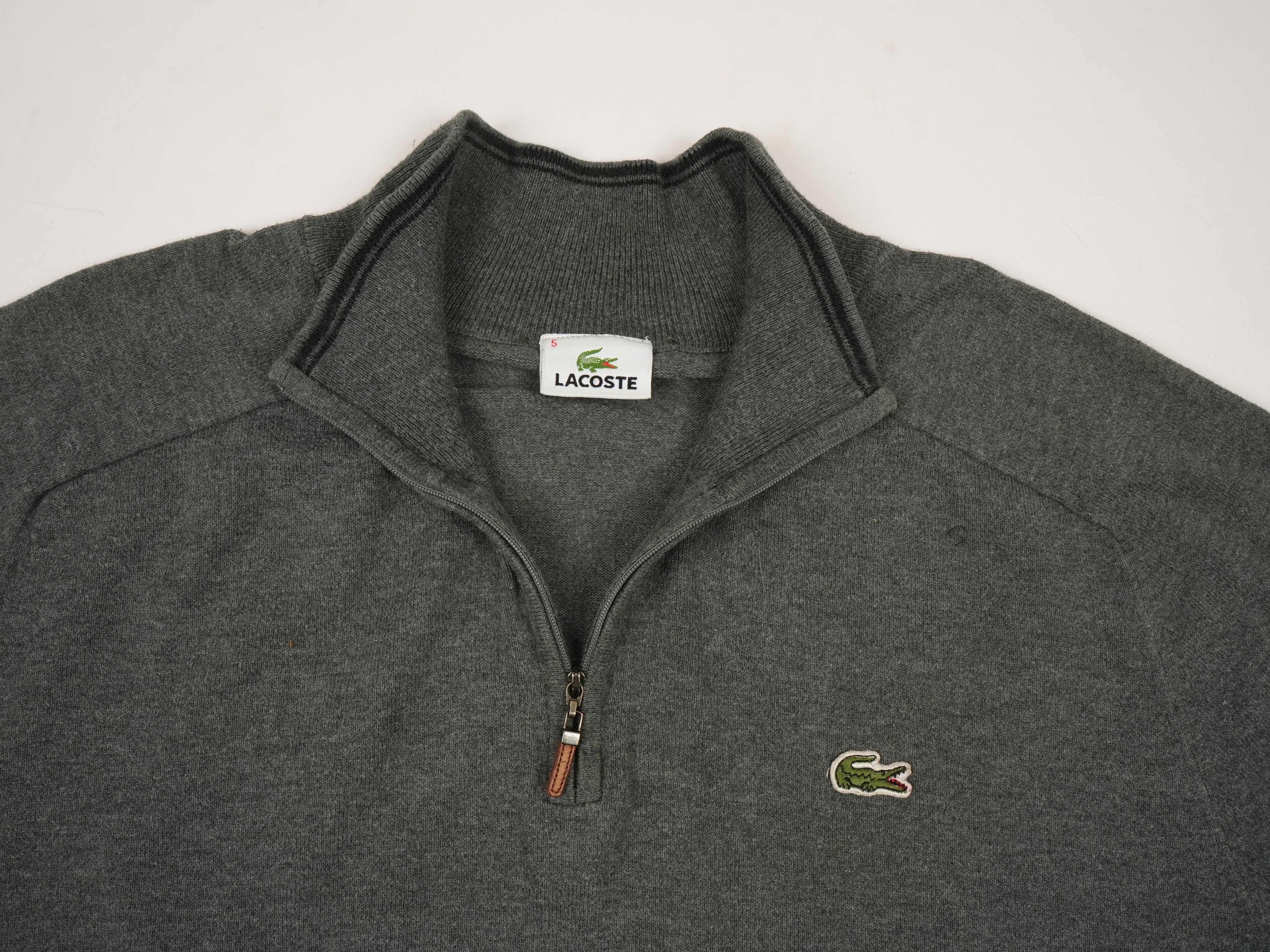 Lacoste Lacoste Half Zip Sweater Size US L / EU 52-54 / 3 - 3 Thumbnail