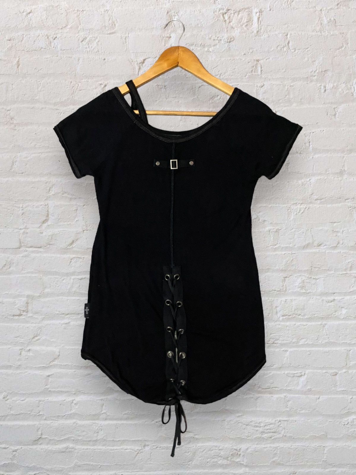 Japanese Brand Japan Ozz Croce Grunge Top Short Sleeves Embroidery Graphic Size M / US 6-8 / IT 42-44 - 2 Thumbnail