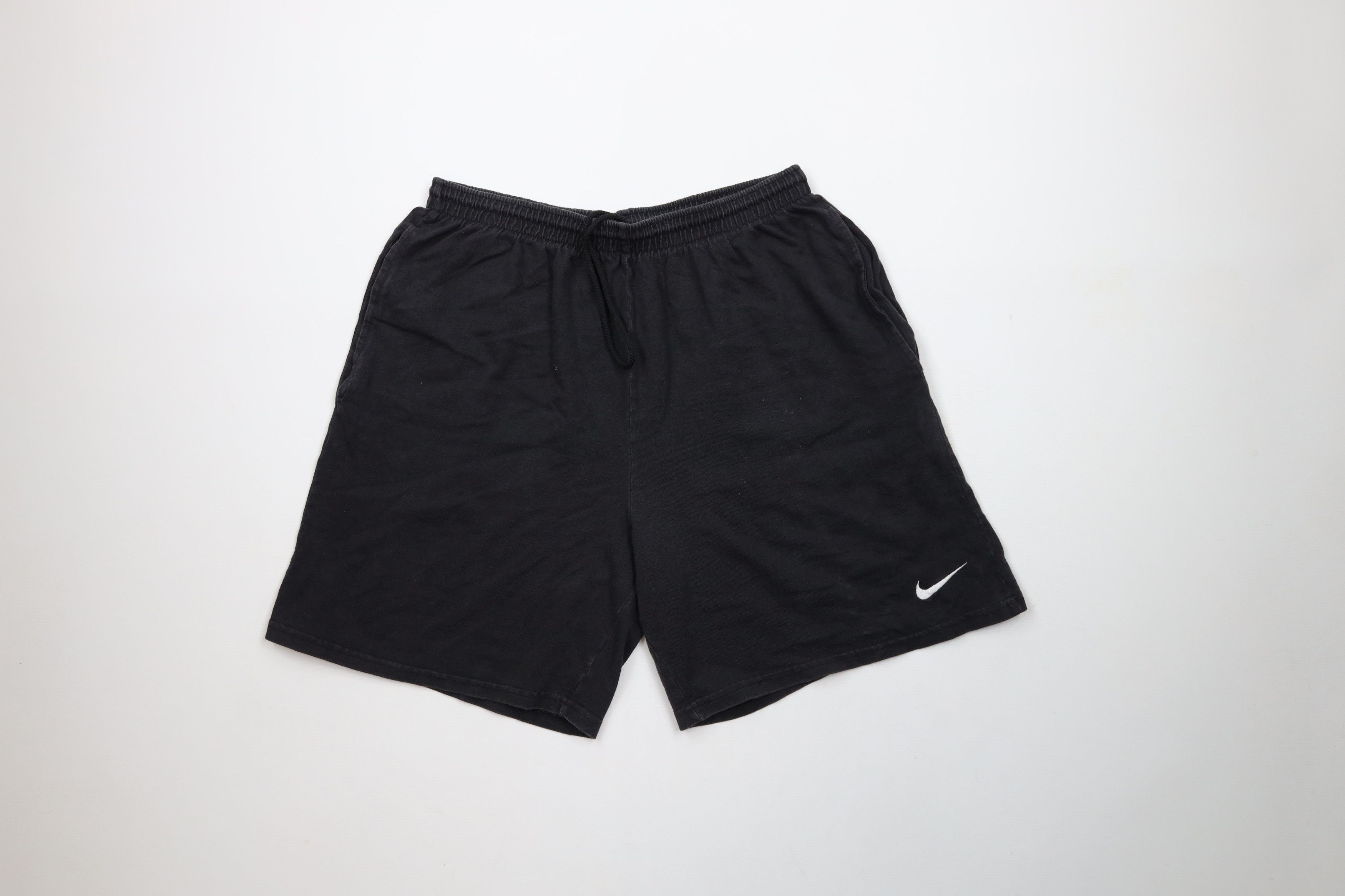 Nike × Vintage Vintage 90s Nike Scott Mini Swoosh Above Knee Shorts USA Size US 34 / EU 50 - 1 Thumbnail