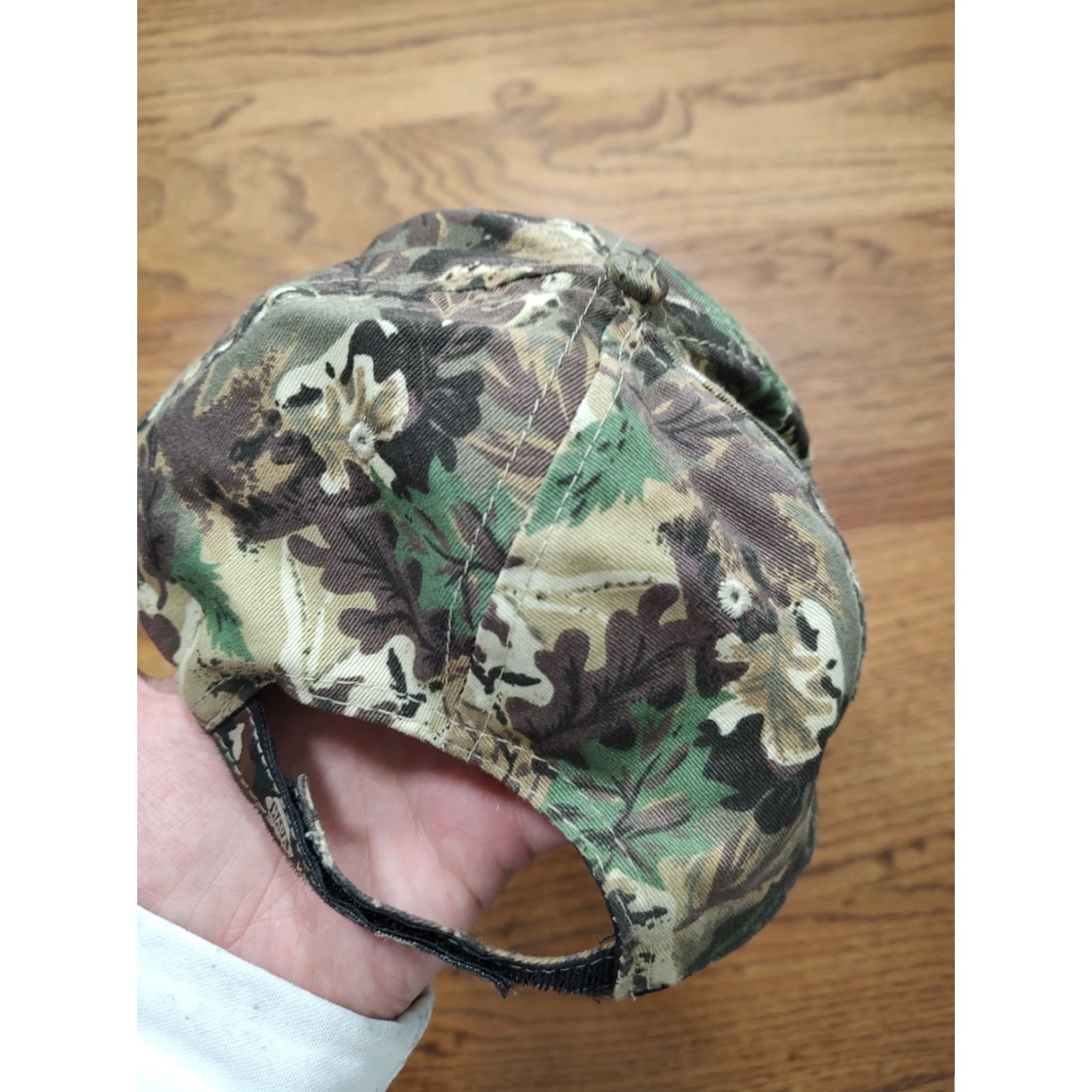 Vintage VINTAGE Napa Outdoors Hat Cap Camouflage Cotton Canvas Adjustable Strapback Embroidered Forest Floor Leaves Unisex Adults Baseball Cap Men Women Size ONE SIZE - 6 Thumbnail