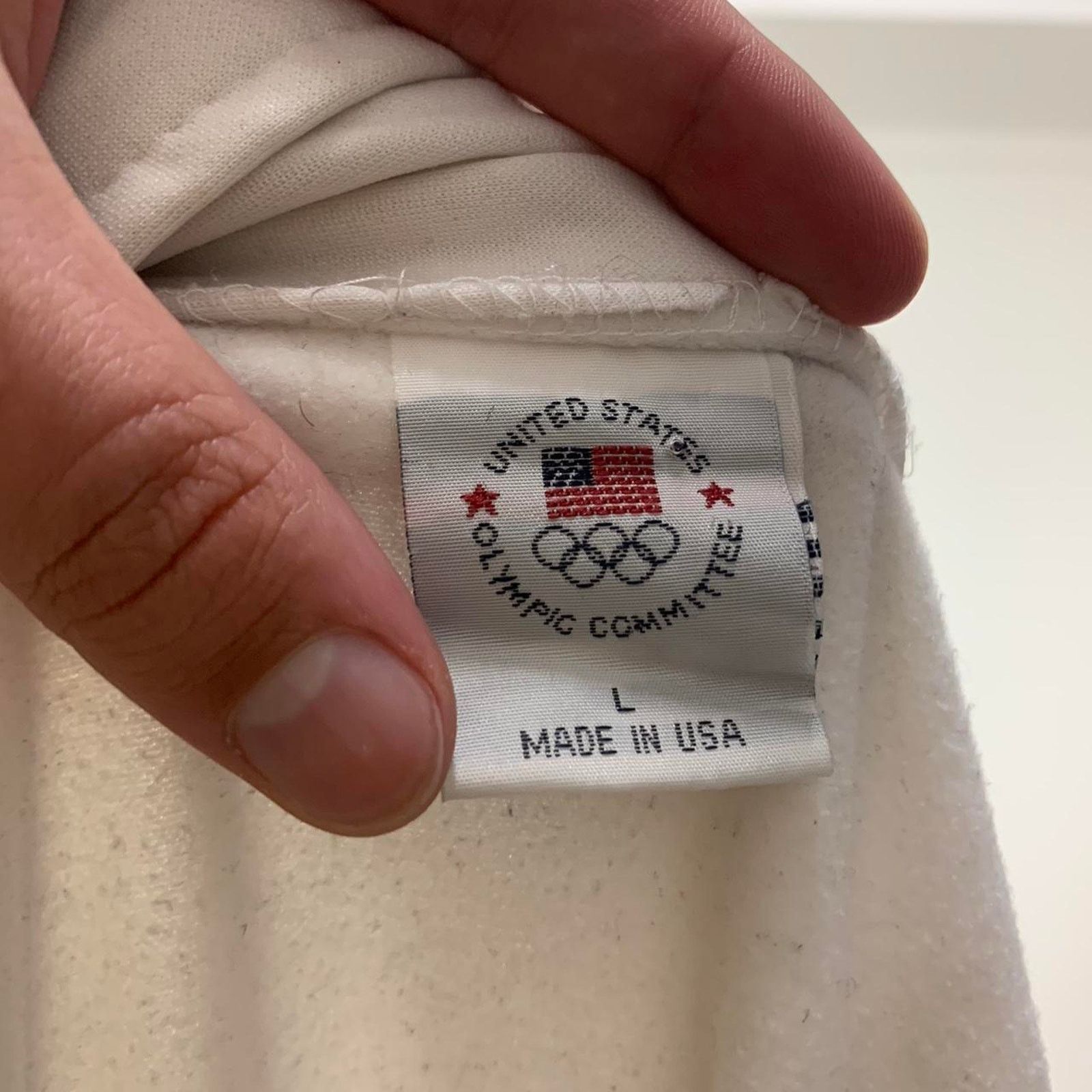 Vintage Vintage 90s Team USA Olympics Committee Athletic Jacket Size US L / EU 52-54 / 3 - 6 Thumbnail