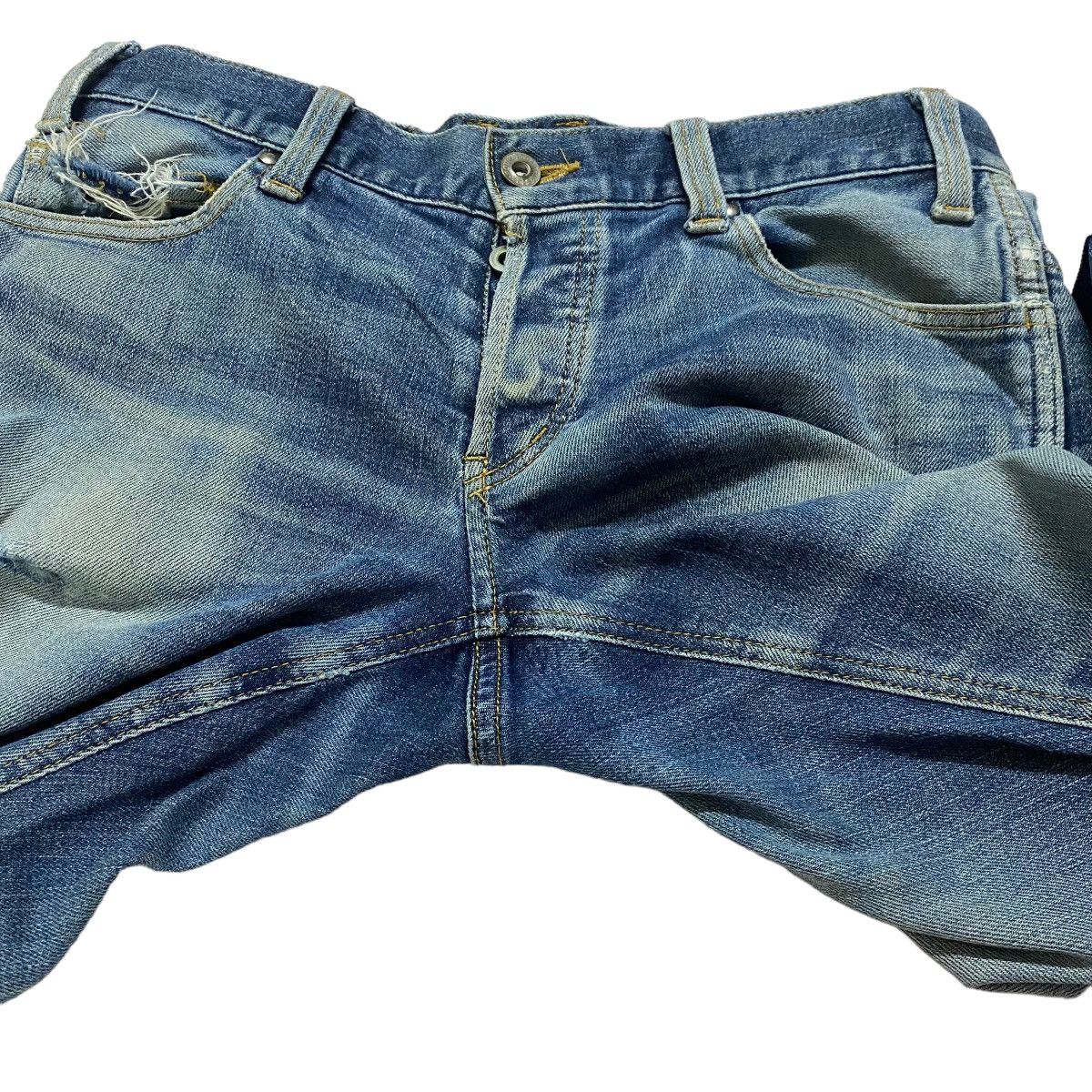 5351 POUR LES HOMMES 5351 Pour Les Hommes Grunge Denim Jeans Size US 30 / EU 46 - 16 Thumbnail