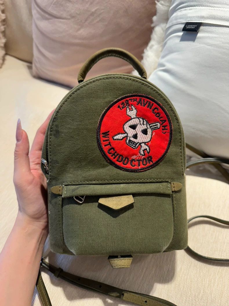 READYMADE Readymade Distressed Badge Mini Backpack - dmc Size ONE SIZE - 1 Thumbnail