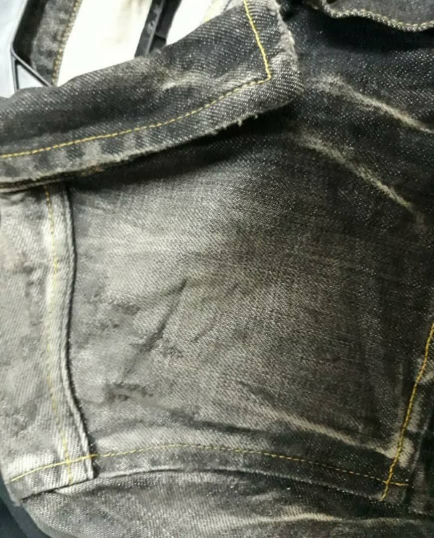 Issey Miyake 💥Tete homme distressed grey colour denim Jacket Size US M / EU 48-50 / 2 - 8 Thumbnail