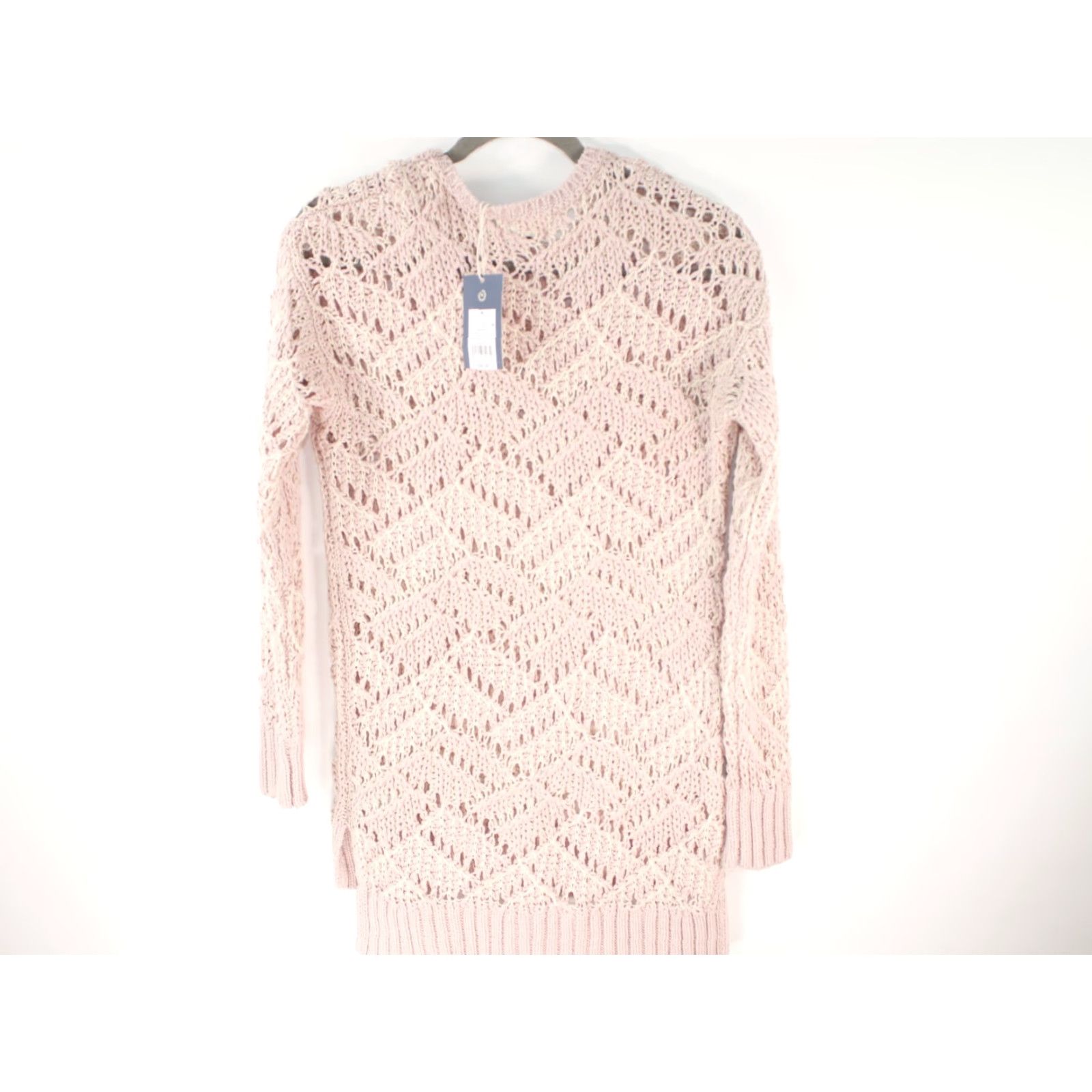 Vintage VINTAGE Open Knit Crew Neck Soft Knit Women's Sweater Womens Pink SZ XL Size XL / US 12-14 / IT 48-50 - 2 Thumbnail