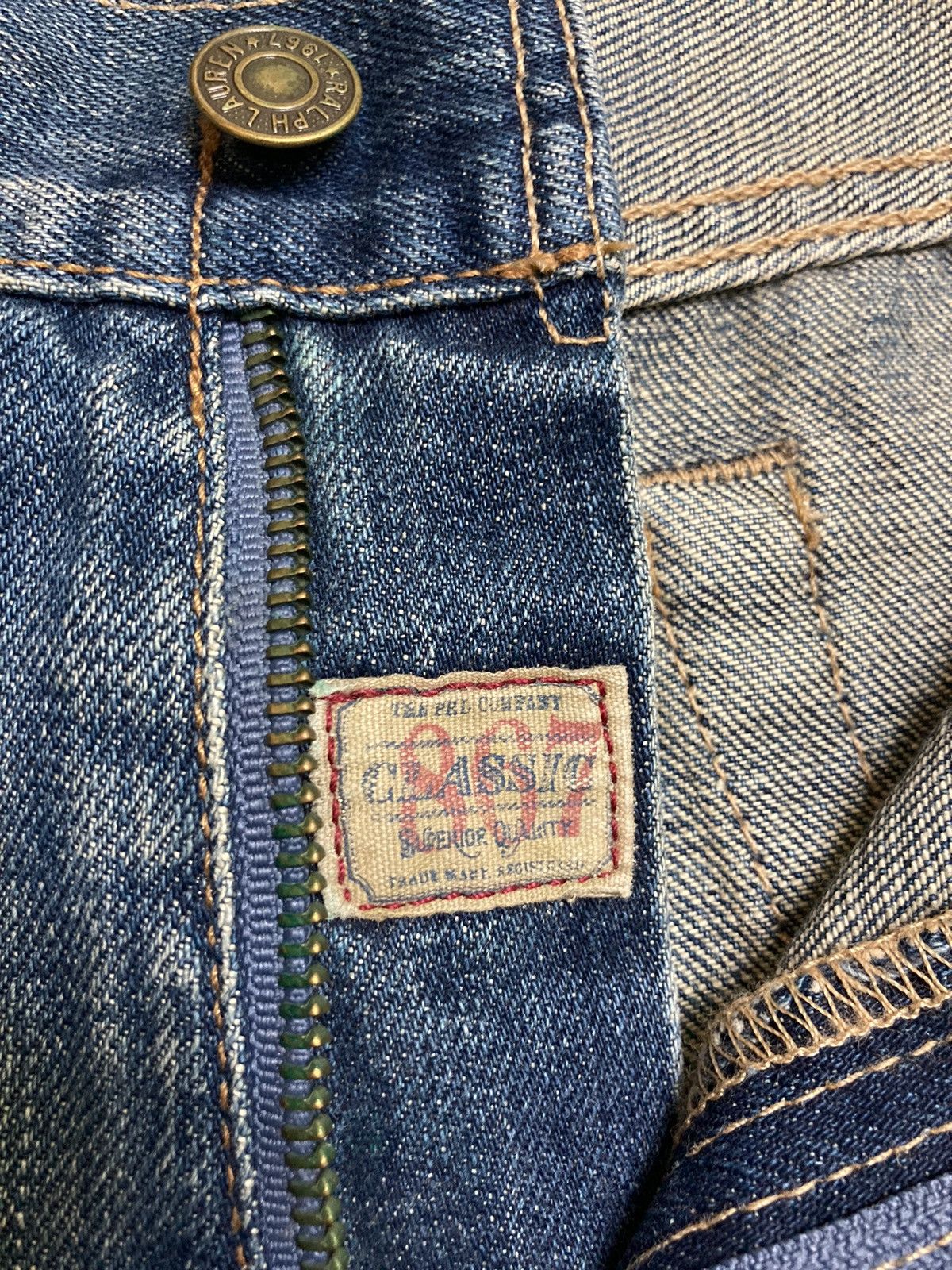 Polo Ralph Lauren Vintage Distressed Polo Ralph Lauren Classic Denim Size US 30 / EU 46 - 14 Thumbnail
