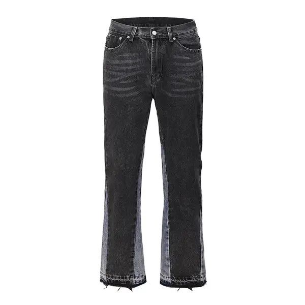 Japanese Brand Patchwork Mens Flared Jeans Size US 34 / EU 50 - 4 Thumbnail