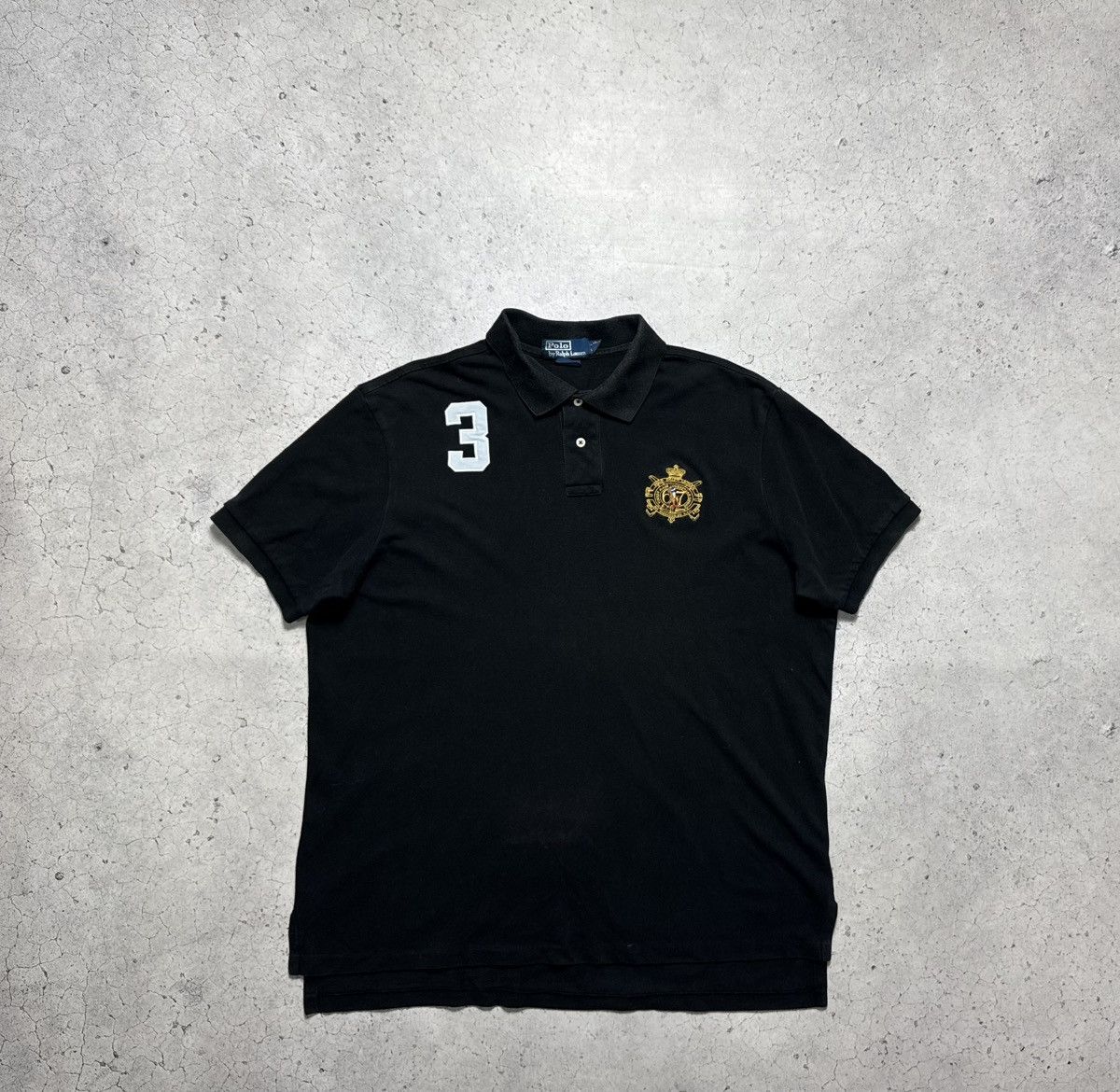 Polo Ralph Lauren Polo Ralph Lauren #3 Black Polo Shirt Vintage Size US XXL / EU 58 / 5 - 1 Thumbnail