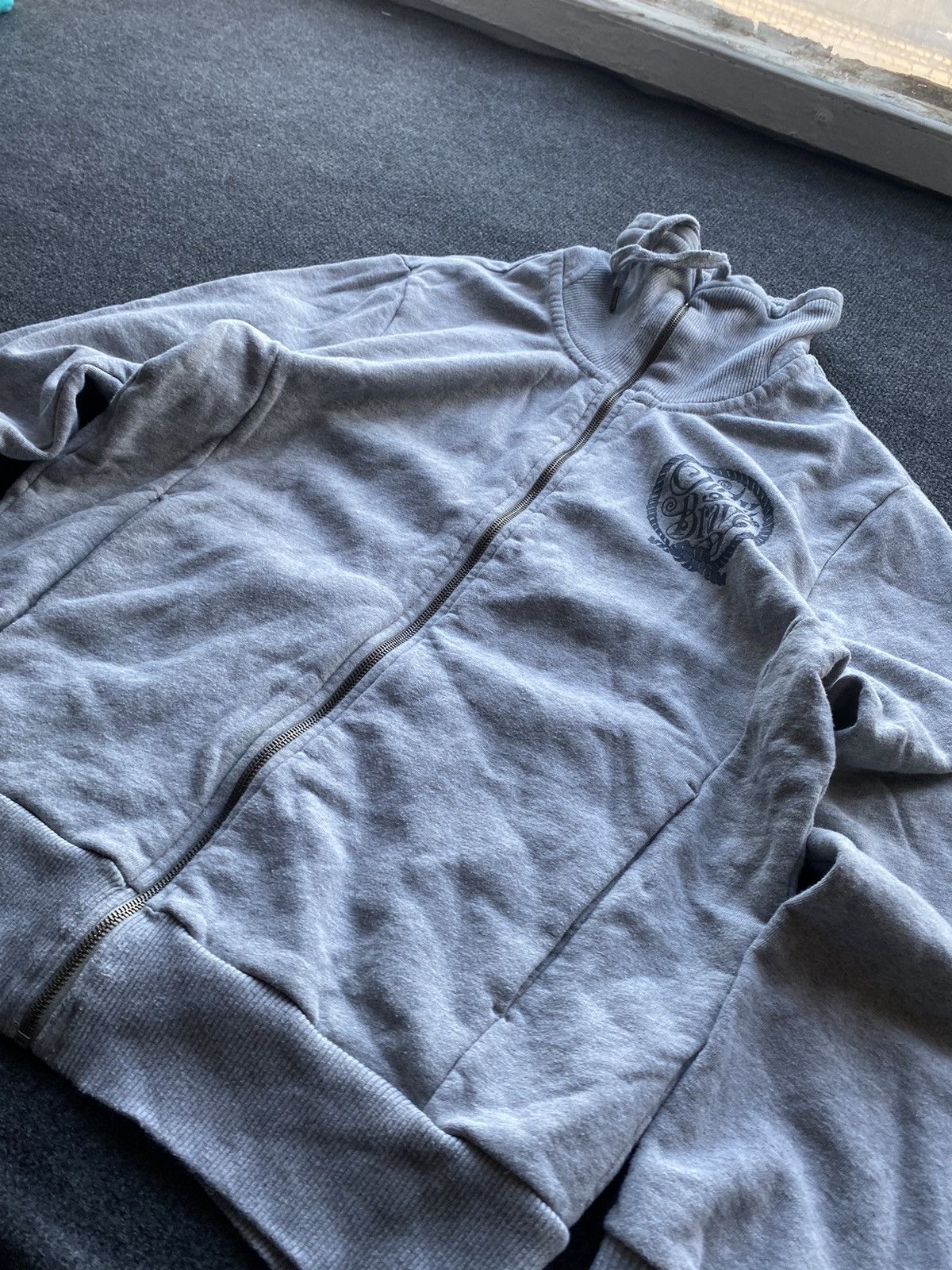 Diesel 🔥Opium Punk diesel gray zip up sweatshirt big logo mens y2k Size US XL / EU 56 / 4 - 5 Thumbnail