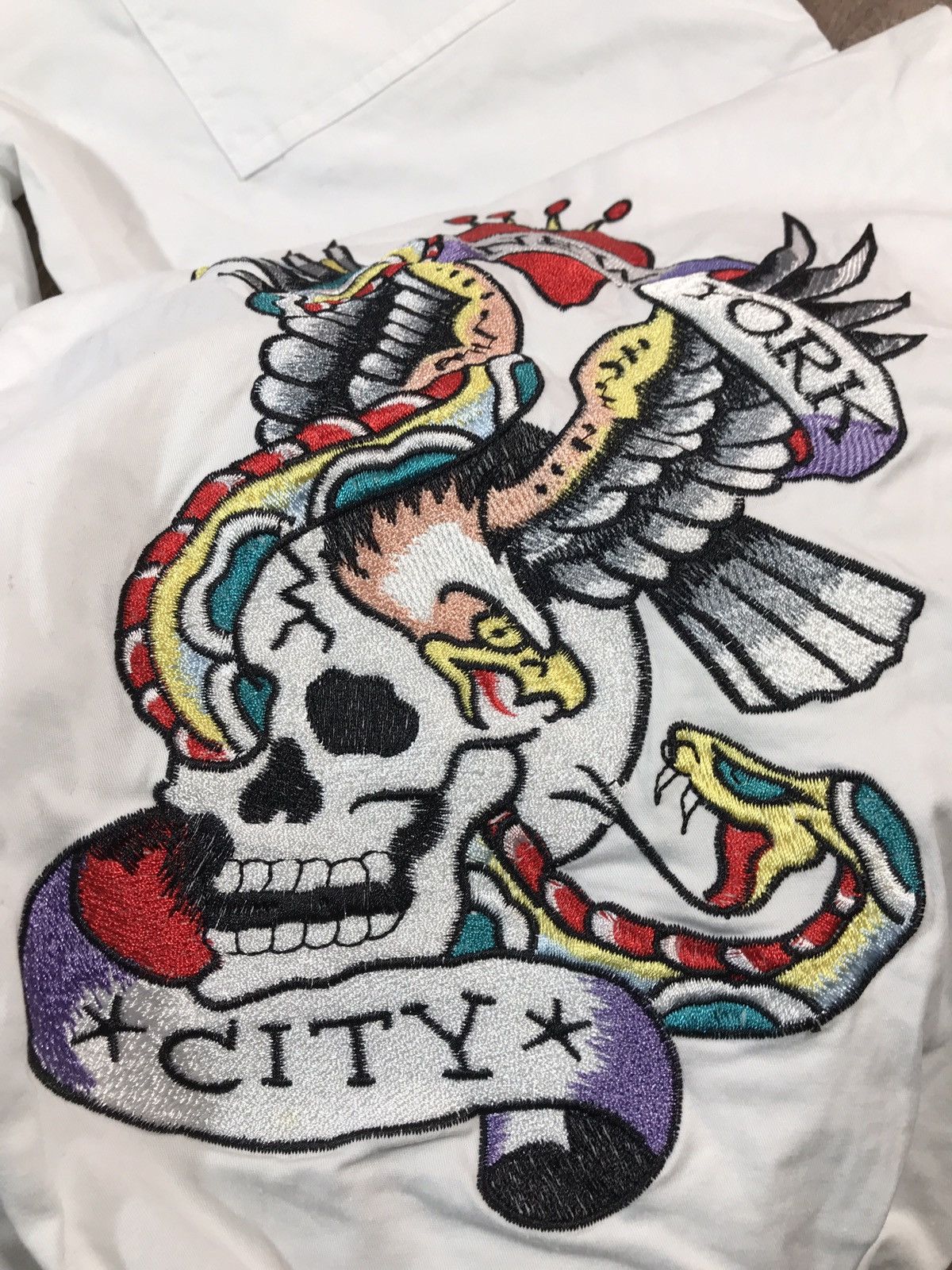 Ed Hardy Vintage Ed Hardy Japan Knit Skull Pants Size S Size US 30 / EU 46 - 24 Thumbnail