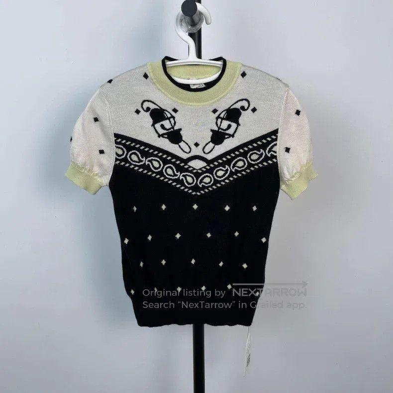 Hermes Hermes Cashmere Knit Short Sleeve Size XS / US 0-2 / IT 36-38 - 1 Thumbnail