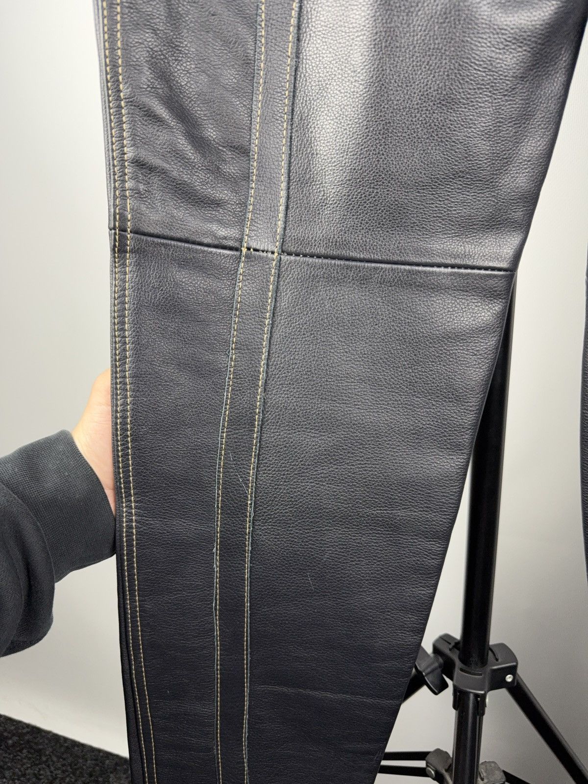 Designer × Japanese Brand × Leather Designer Leather Japanese style Zino & Judy pants S Size 27" / US 4 / IT 40 - 10 Thumbnail