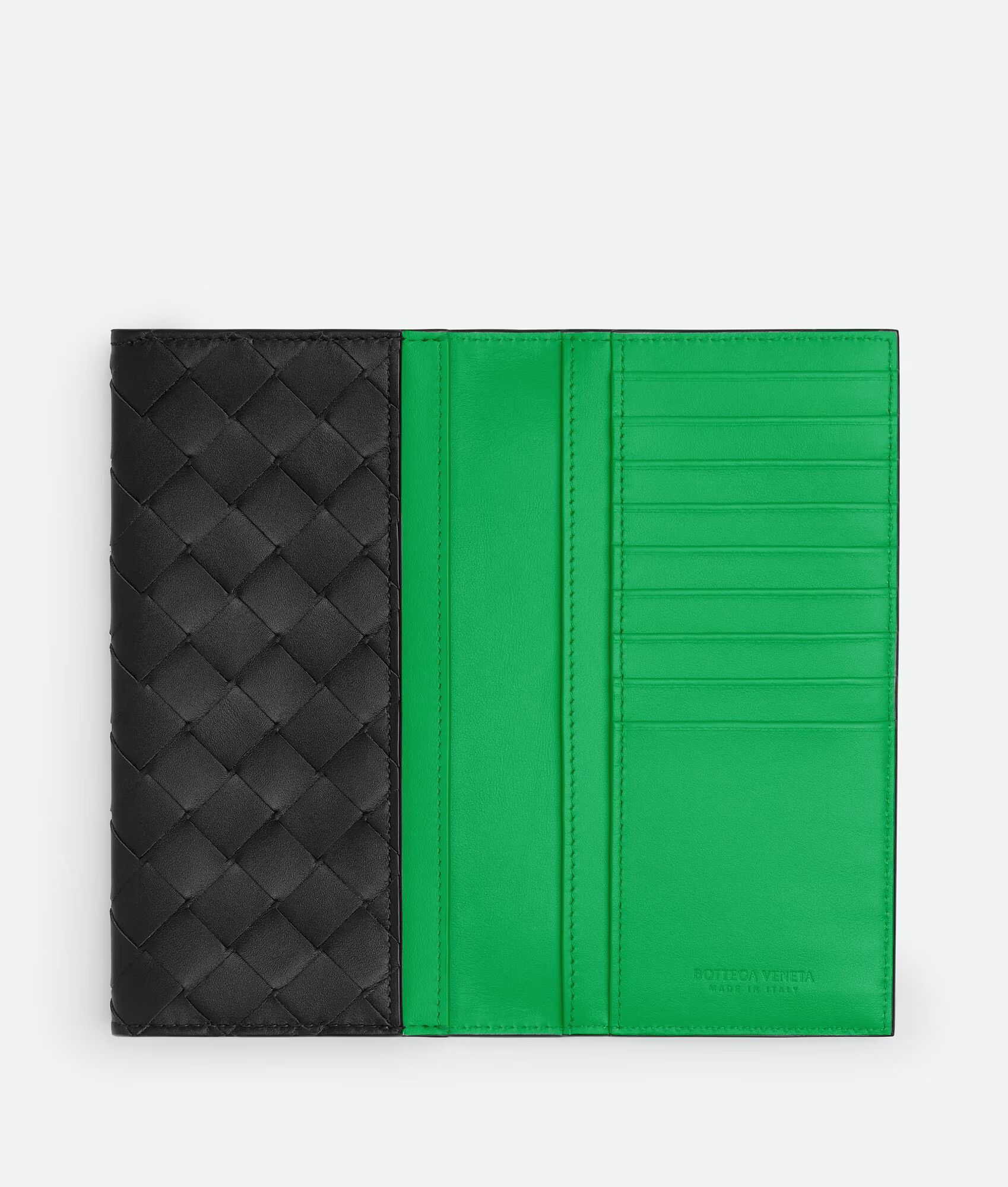 Bottega Veneta o1lf3ng10925 Size: OS / Intrecciato Long Wallet in Black Size ONE SIZE - 2 Thumbnail