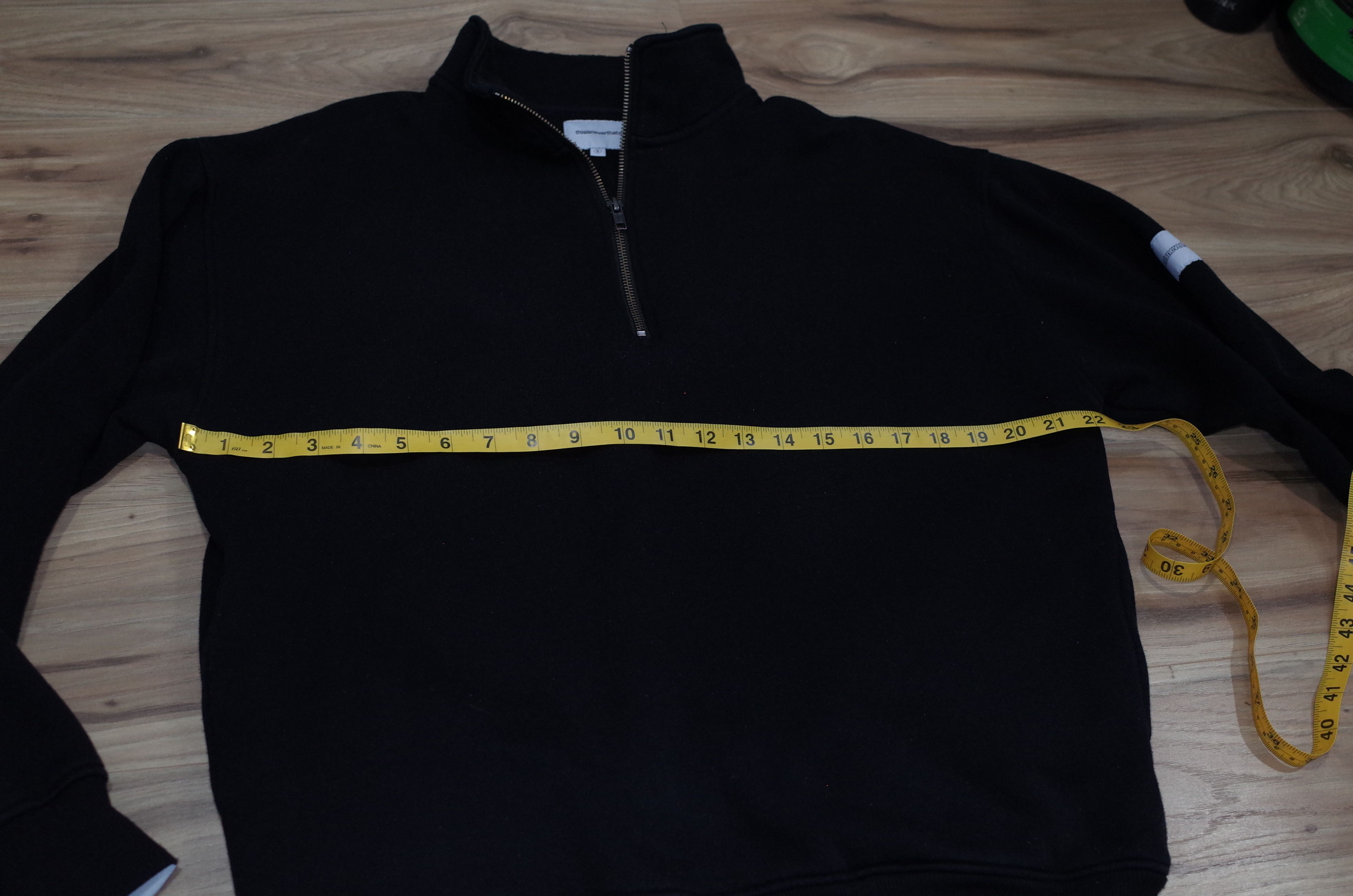 thisisneverthat Thisisneverthat Black Quarter Zip Size US S / EU 44-46 / 1 - 3 Thumbnail