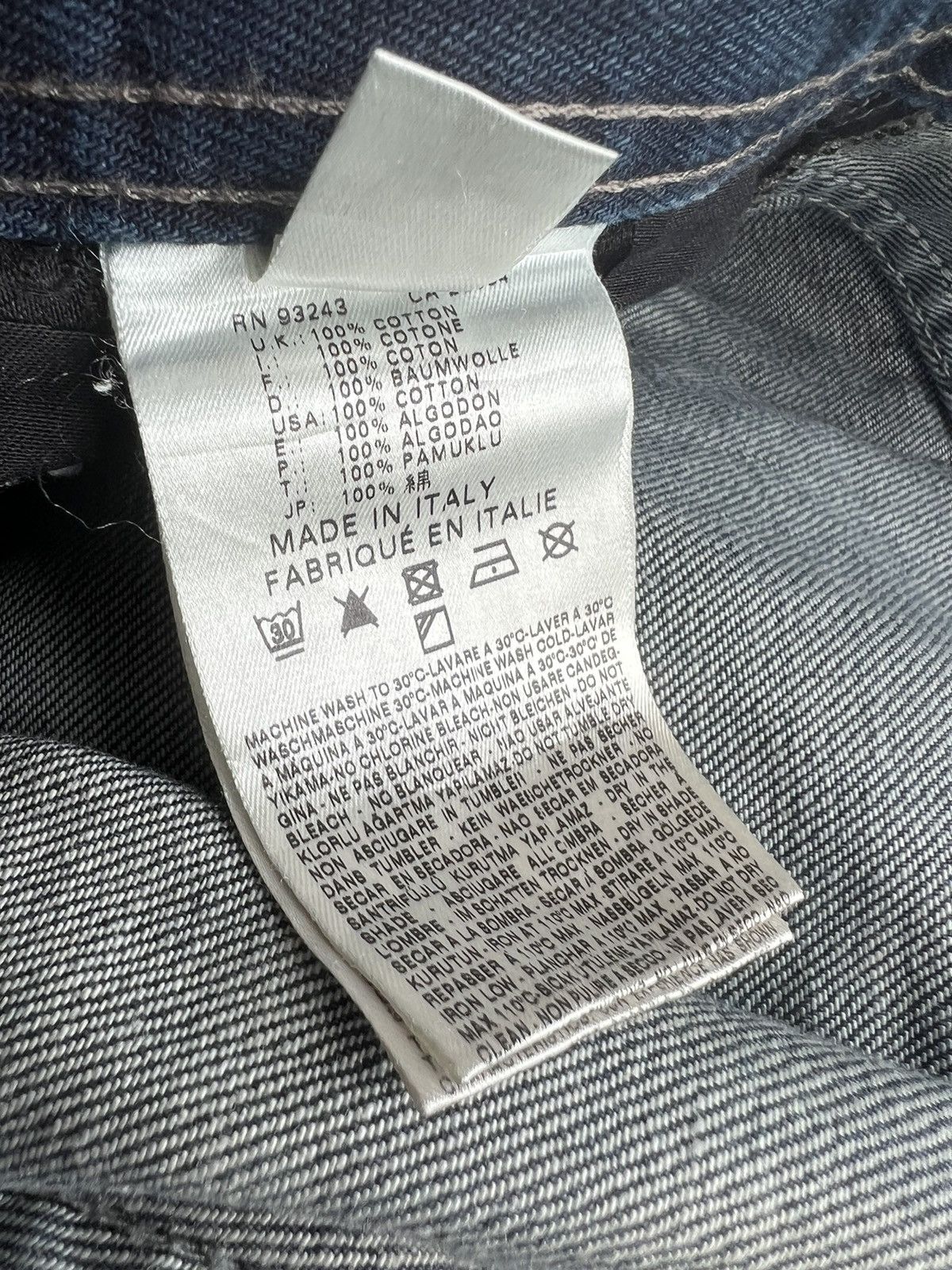 Diesel Black Gold AW10 Diesel Black Gold 🇮🇹 Rusty Wax Homeless Baggy Denim Size US 30 / EU 46 - 13 Thumbnail