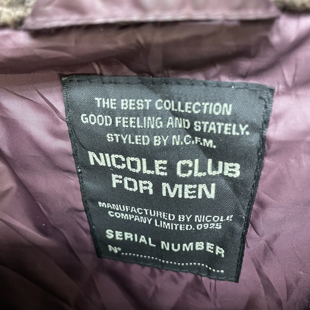 Japanese Brand 💥Nicole Club Stripe For Men Jacket Size US M / EU 48-50 / 2 - 3 Thumbnail