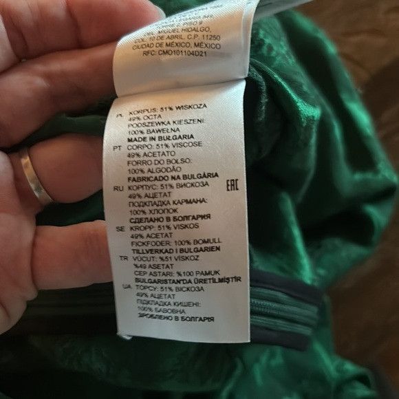 Sandro SANDRO Manon green jacquard romper sz 38 us 6 Size 28" / US 6 / IT 42 - 13 Thumbnail