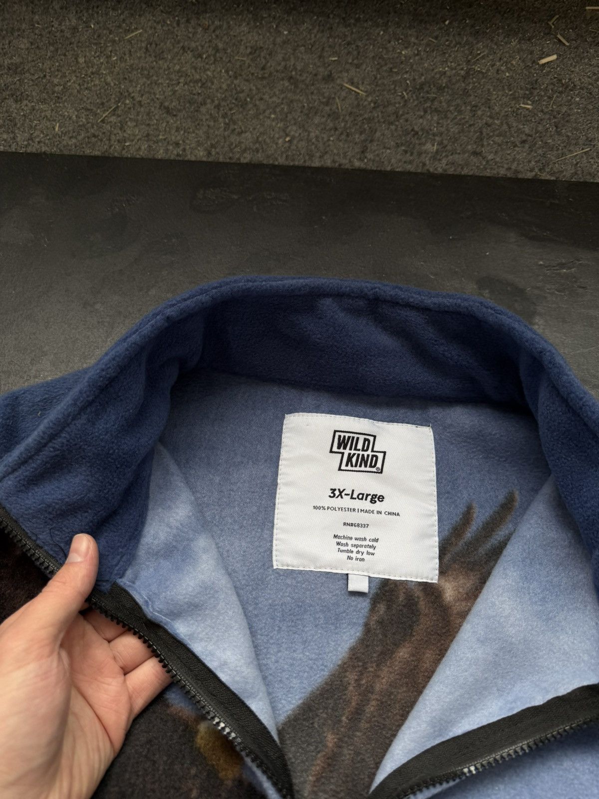 Vintage Vintage rare wild kind fleece animal logo zip hoodie Size US XXL / EU 58 / 5 - 5 Thumbnail