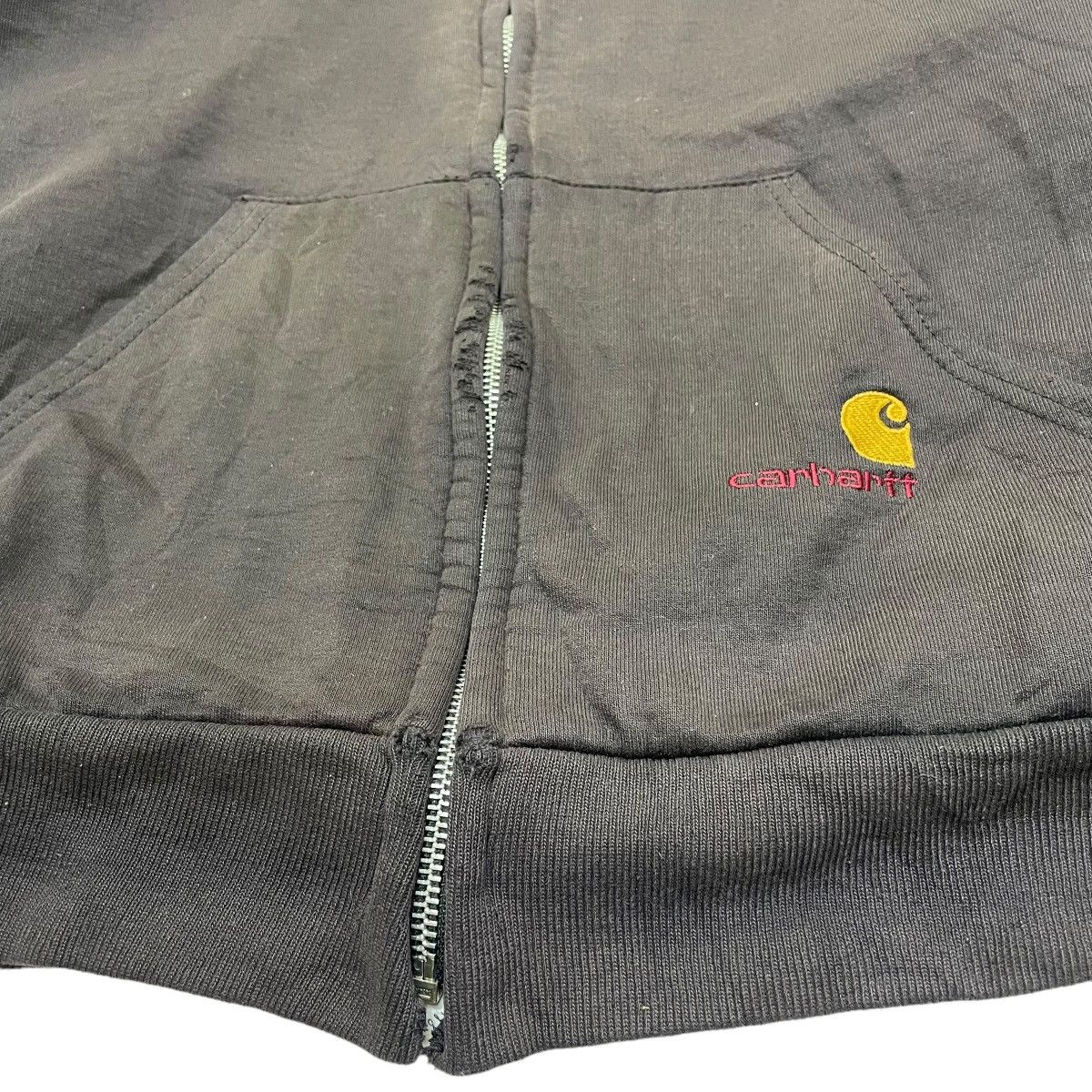 Carhartt 💥Trashed Distressed Vintage Carhartt Hoodie Jacket Size US M / EU 48-50 / 2 - 5 Thumbnail