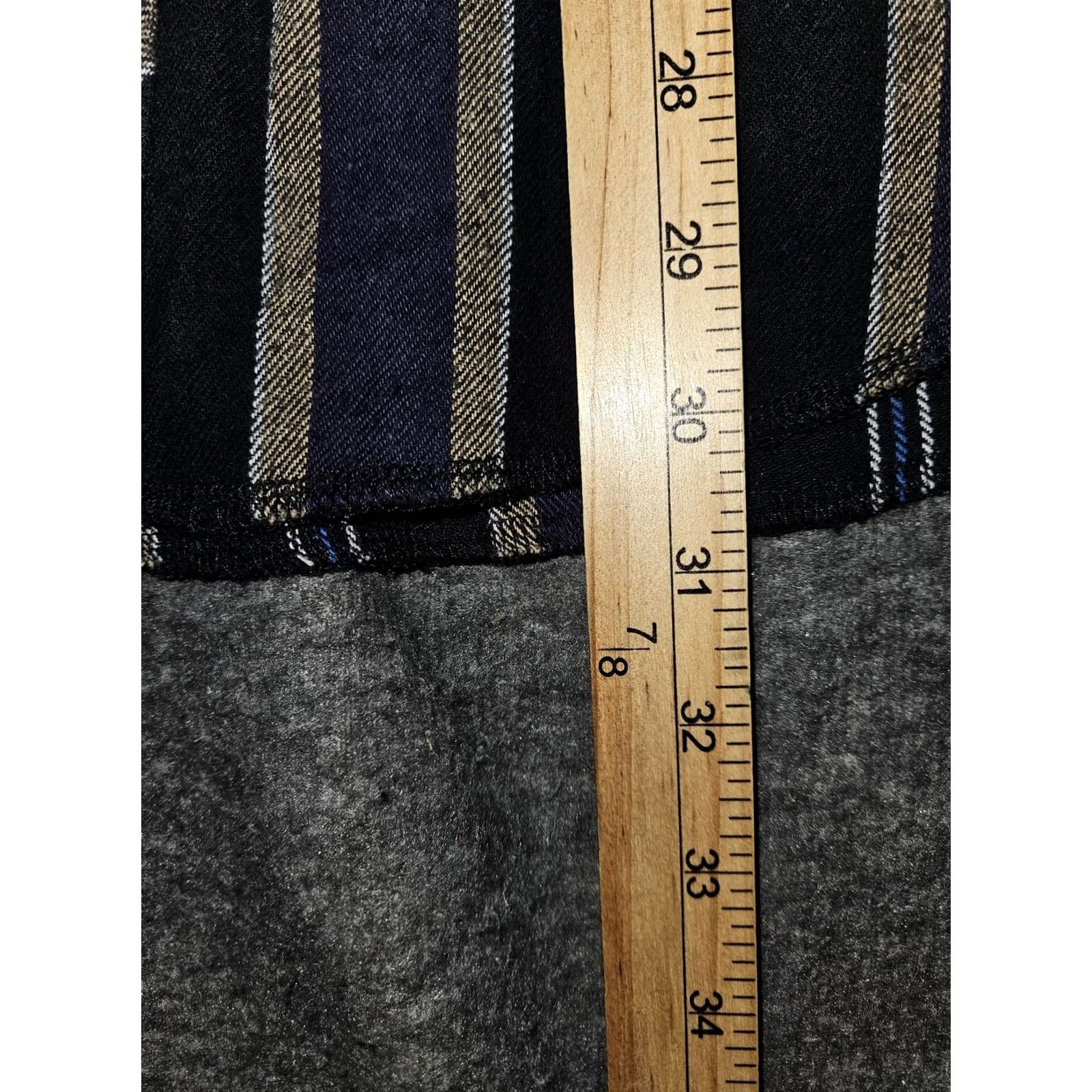 Wrangler VINTAGE Wrangler Shirt Mens XL Black Purple Striped Western Pearl Snap Shirt Size US XXL / EU 58 / 5 - 3 Thumbnail
