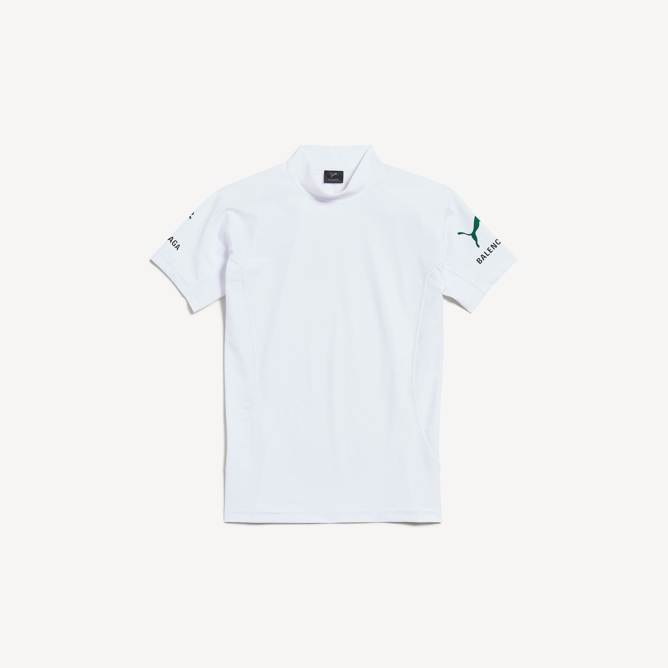 Balenciaga × Puma PUMA FITTED T-SHIRT IN WHITE Size US M / EU 48-50 / 2 - 1 Thumbnail