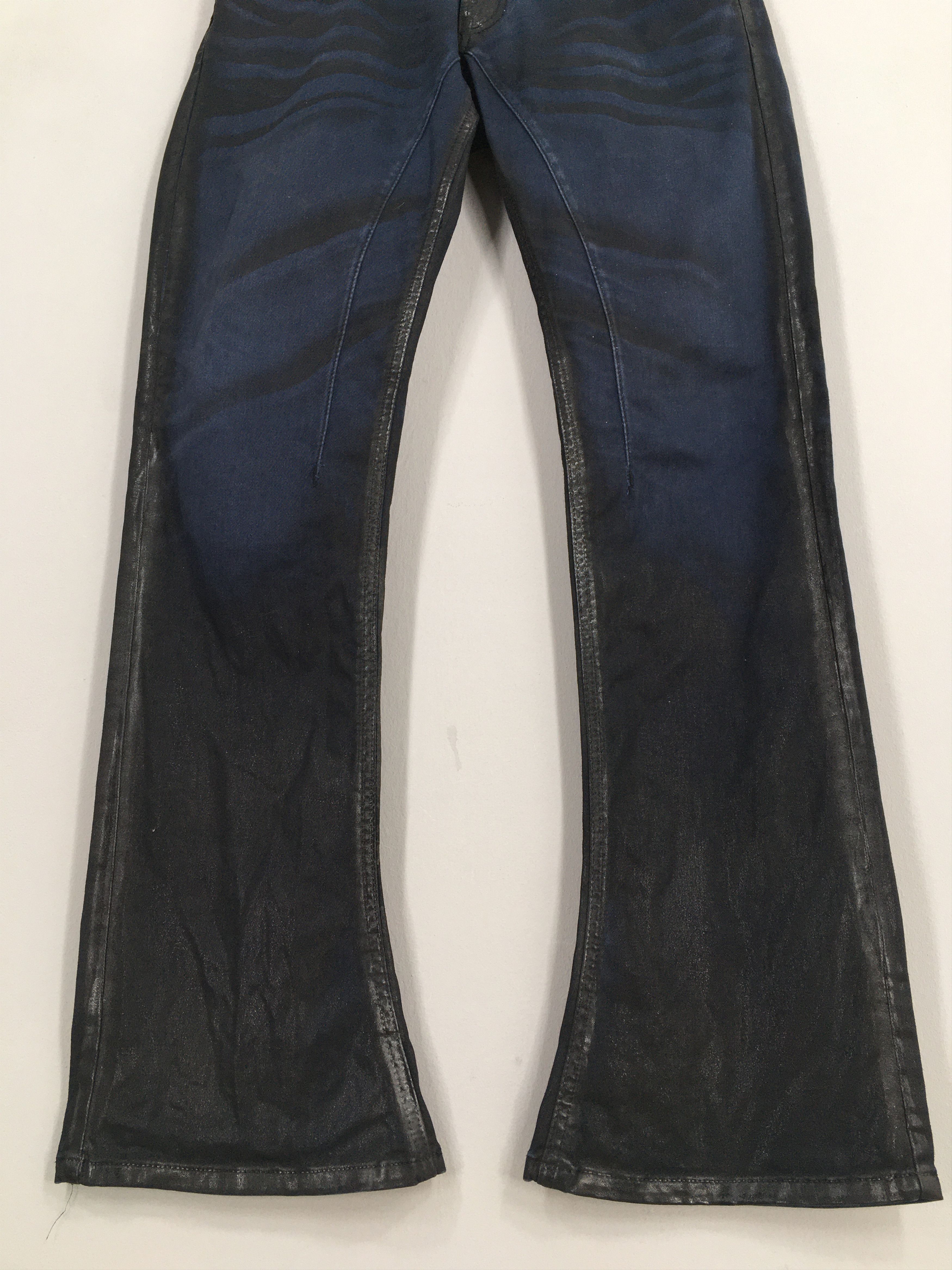JACKROSE Size 27x30.5 Jackrose Japan Dirty Flared Bootcut Jeans S1075 Size 27" / US 4 / IT 40 - 3 Thumbnail