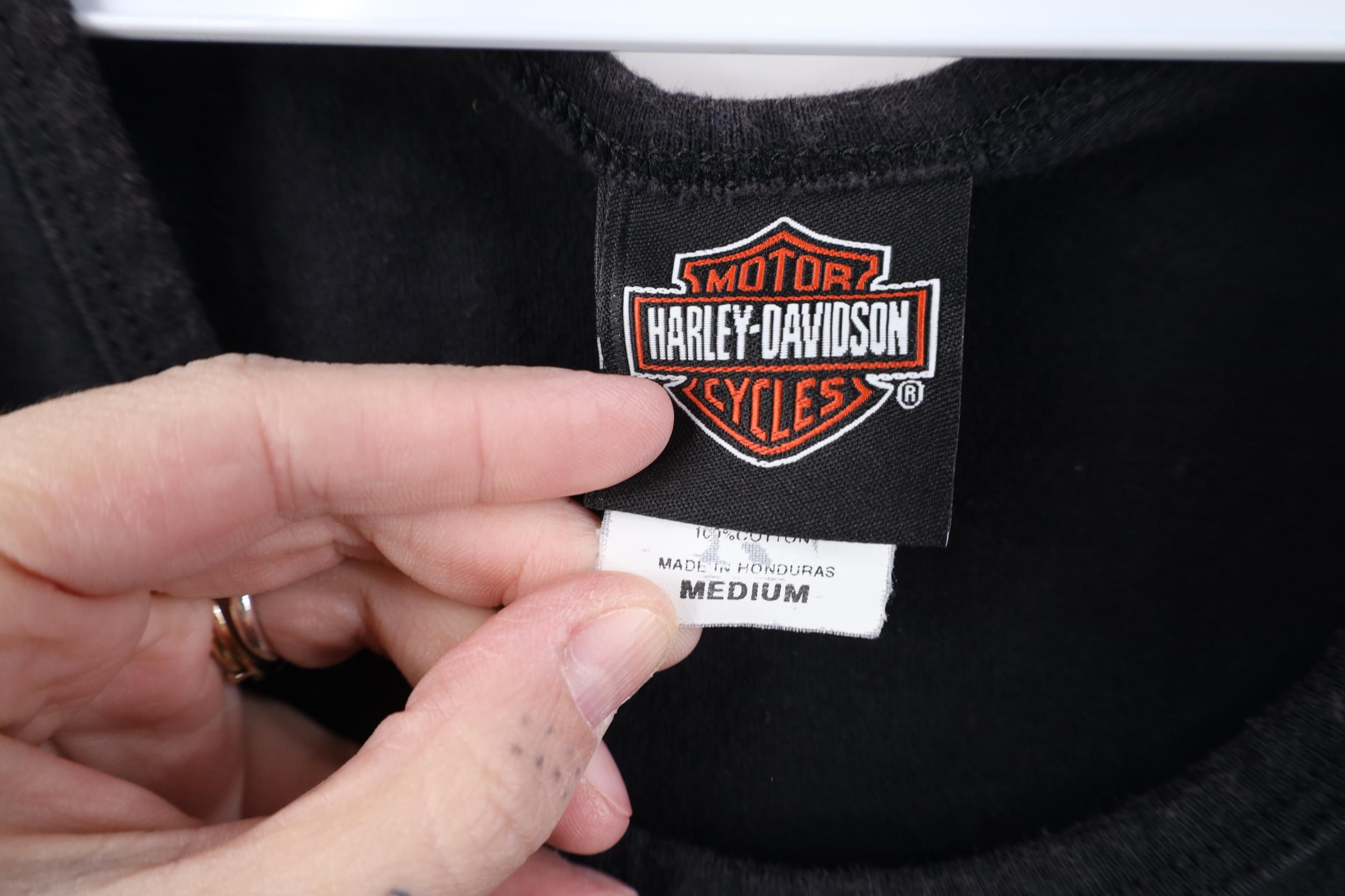 Harley Davidson Vintage Y2K Harley Davidson Spell Ride Hard Tank Top T-Shirt Size US M / EU 48-50 / 2 - 9 Thumbnail