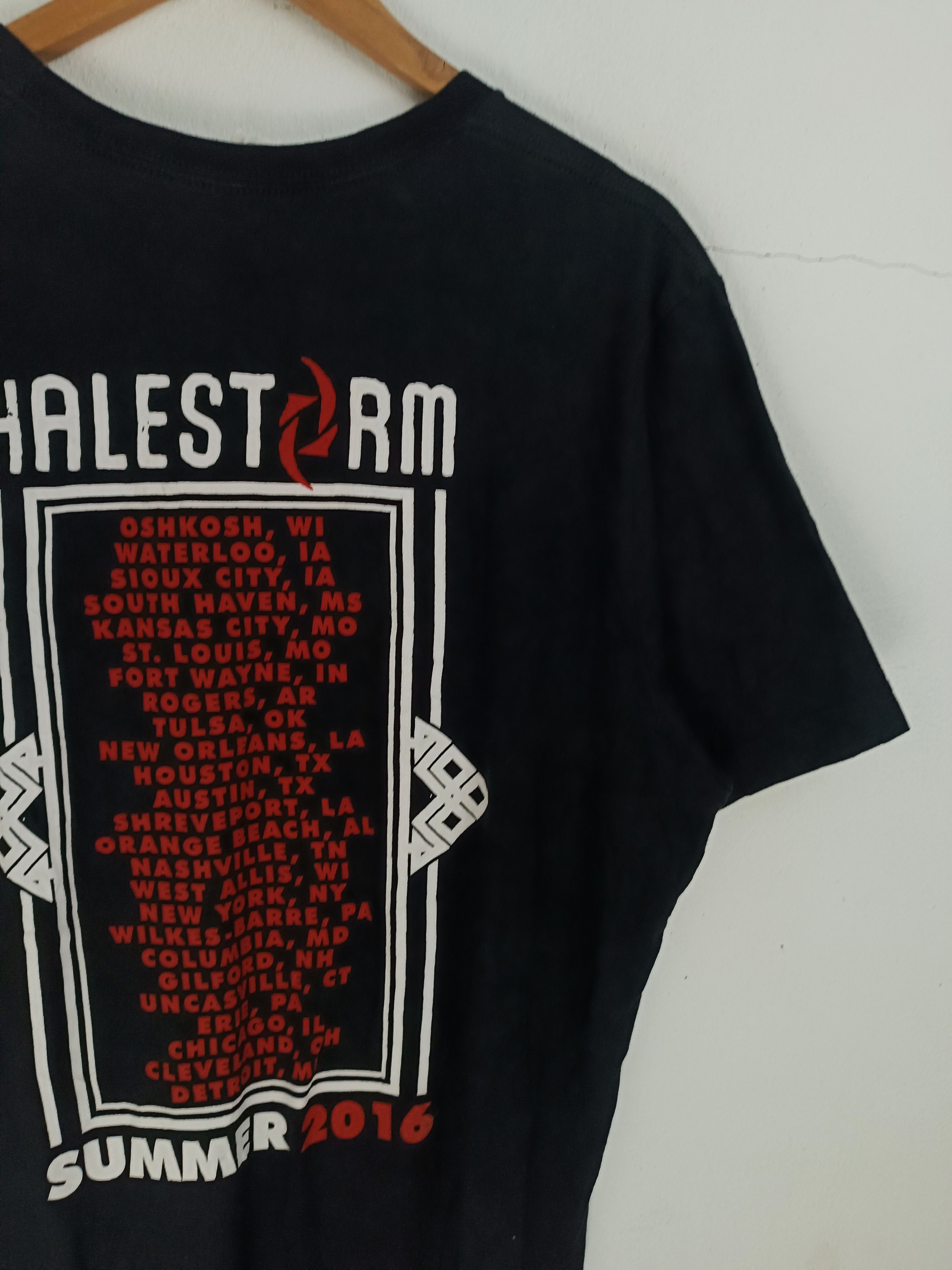 Band Tees VINTAGE 2016 HALESTORM TOUR TEE volbeat i prevail Size US XL / EU 56 / 4 - 12 Thumbnail