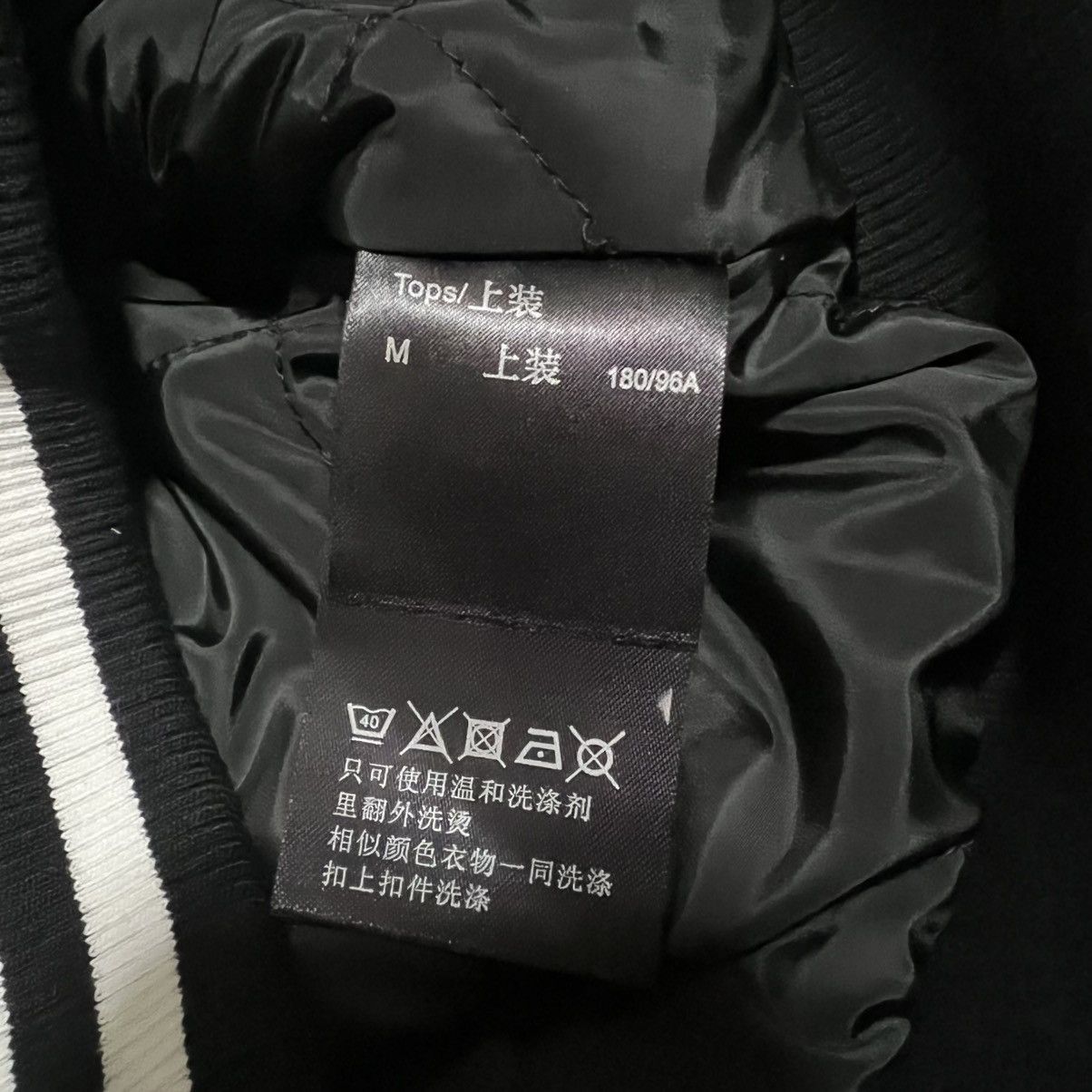 Adidas × Y-3 AW19 Adidas Y-3 Yohji Yamamoto Letters bomber jacket Size US M / EU 48-50 / 2 - 8 Thumbnail