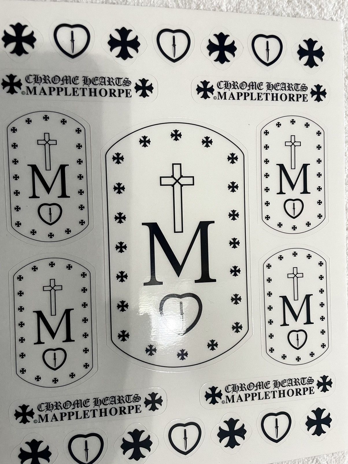Chrome Hearts Chrome hearts sticker sheet from CH Magazine Size ONE SIZE - 2 Thumbnail