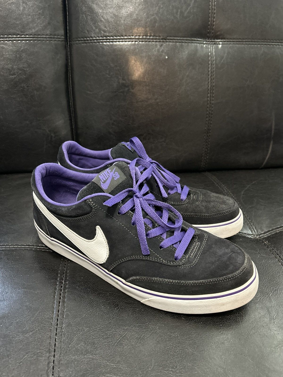 Nike SB Nike sb zoom harbor black/ purple Size US 11 / EU 44 - 1 Thumbnail