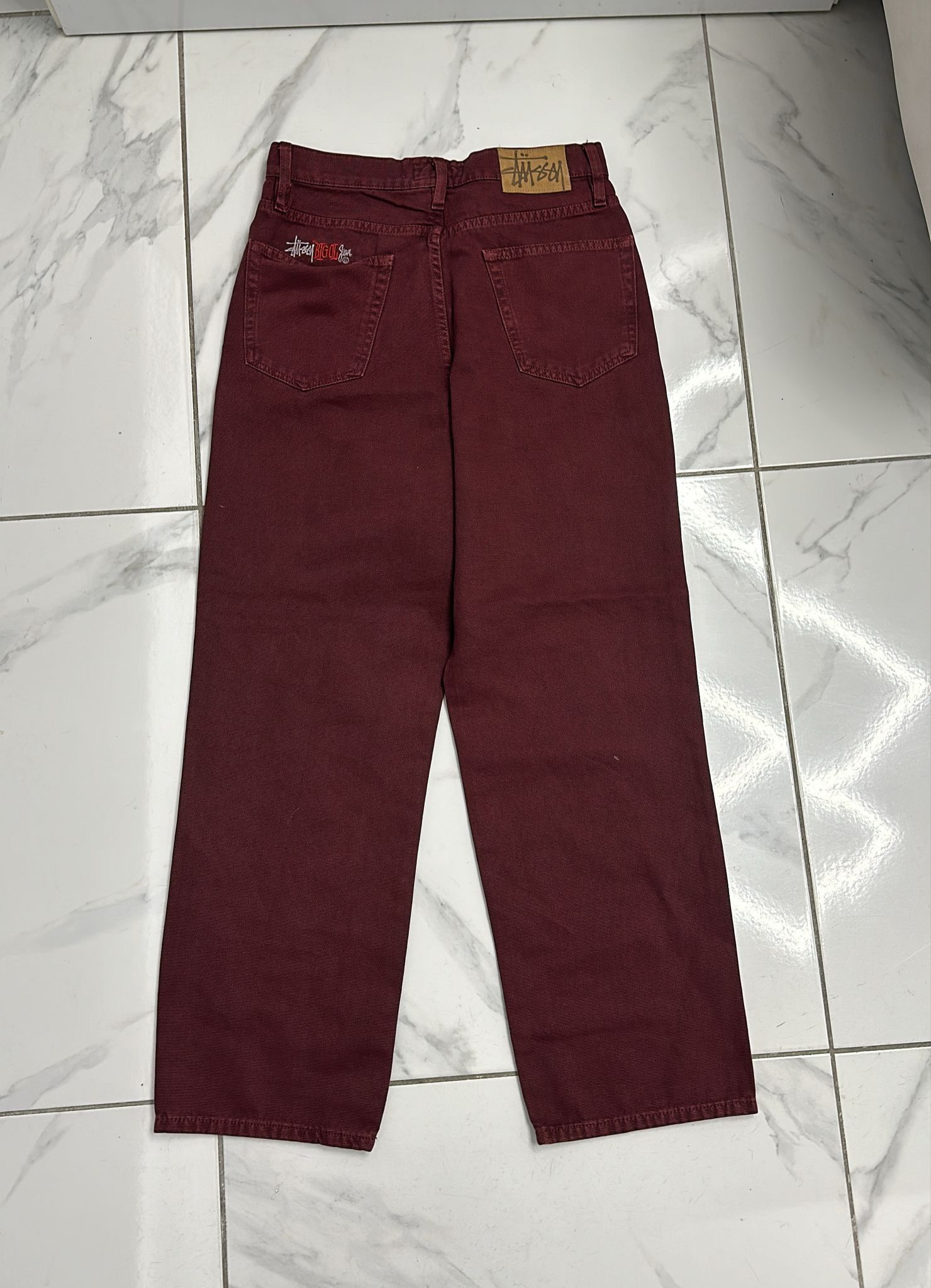 Stussy Stussy Big Ol Jean Wine Size 28 Size US 28 / EU 44 - 1 Thumbnail