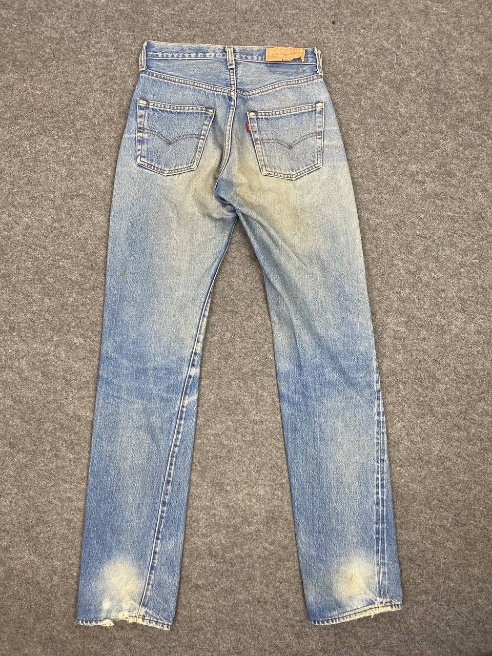 Levi's vintage levis 501 selvedge distressed denim nice design Size US 28 / EU 44 - 1 Thumbnail