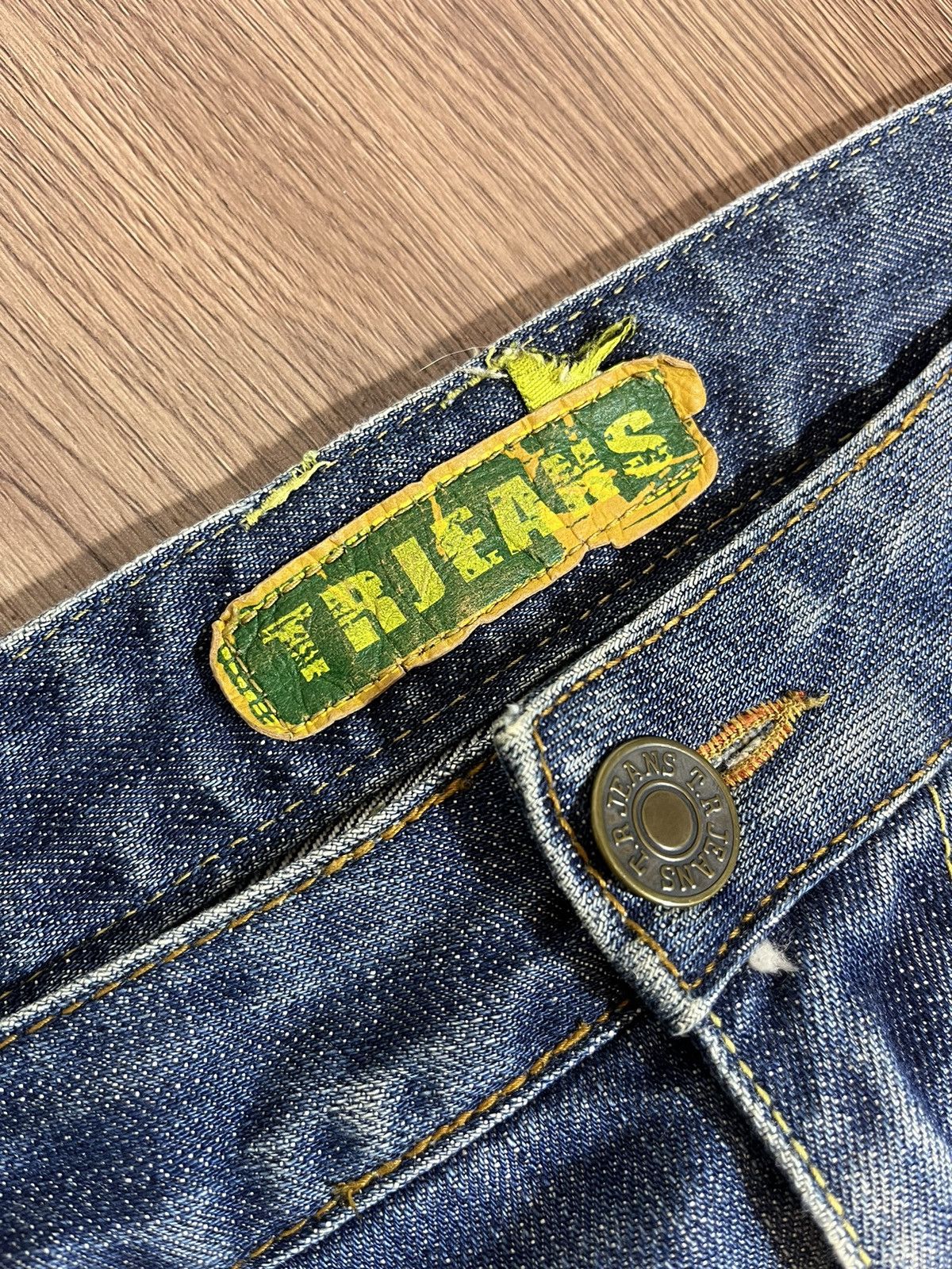 GOSTAR DE FUGA × Japanese Brand Studded flare distressed washed denim Size US 32 / EU 48 - 13 Thumbnail