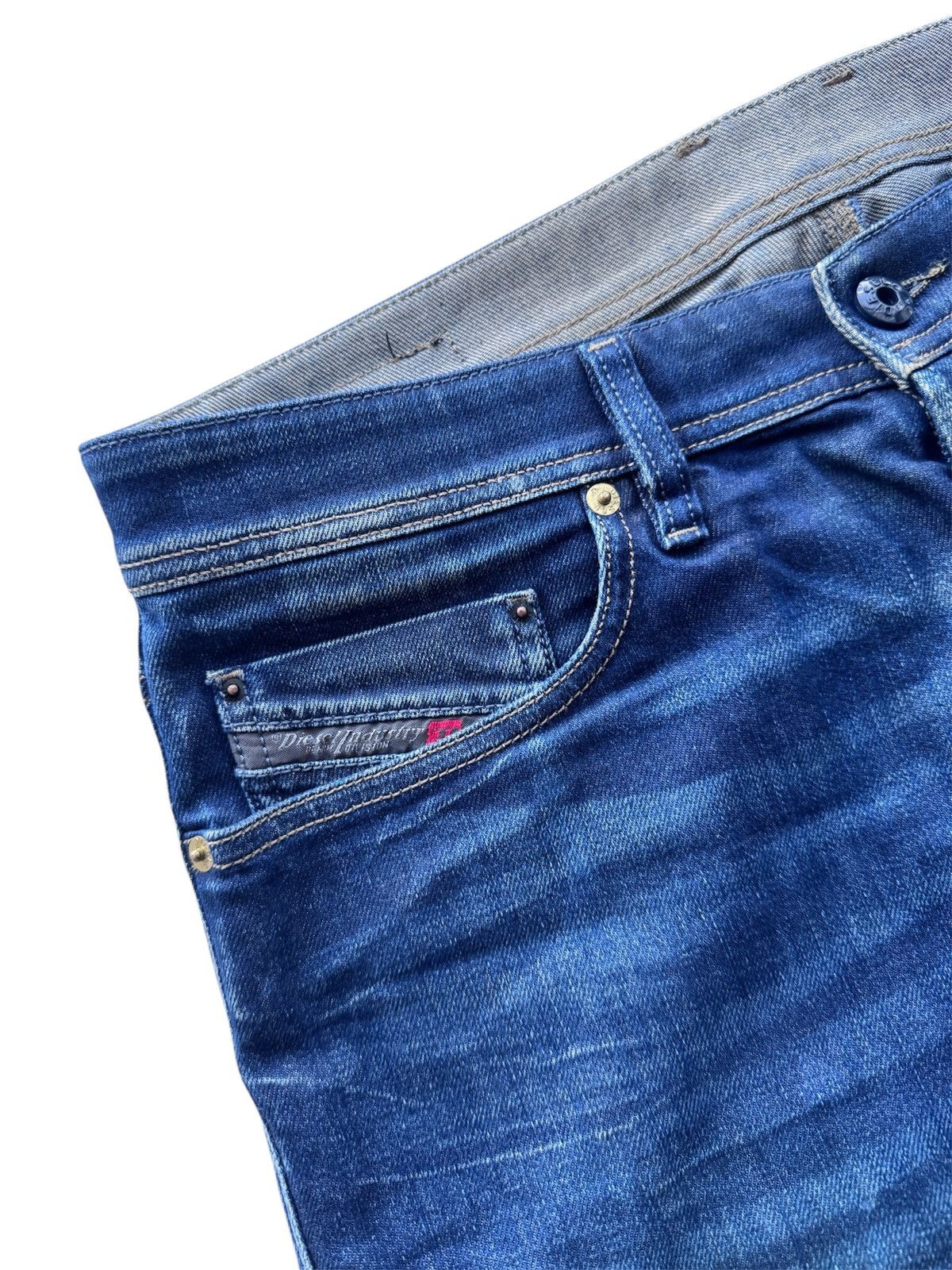Diesel × Diesel Black Gold Diesel Tepphar Slim Carrot 0848V Stretch Jeans Size US 31 - 5 Thumbnail