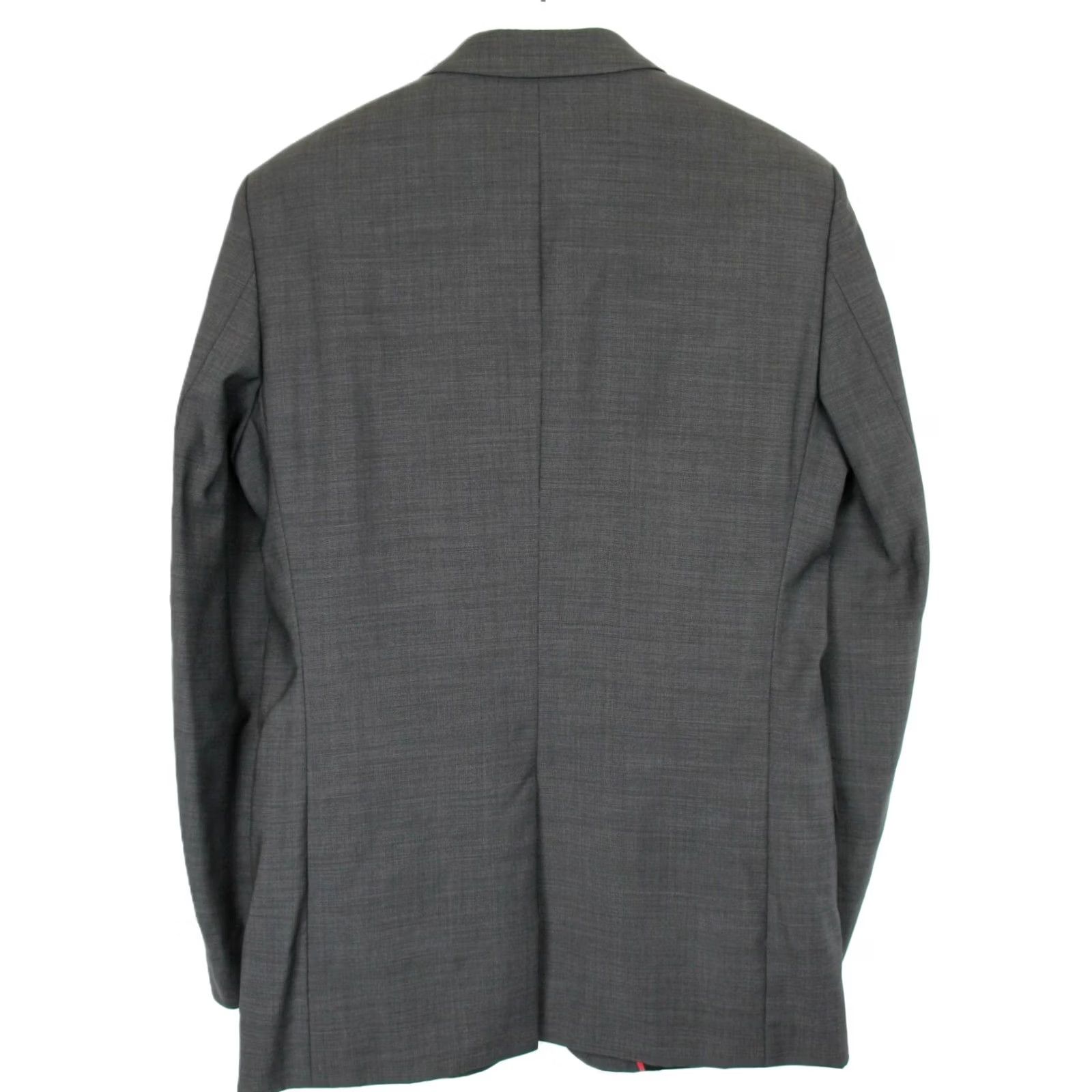Hugo Boss HUGO BOSS Blazer Men's US 38 Single Breasted Wool Brown Aamon1/Hago Size 38R - 4 Thumbnail