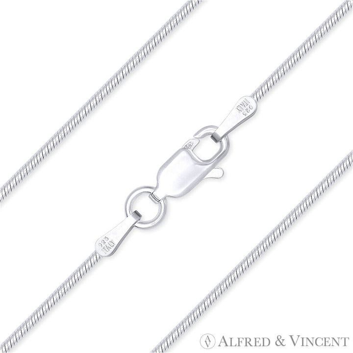 Other 1mm Classic Snake Chain Necklace in .925 Sterling Silver Size ONE SIZE - 1 Thumbnail