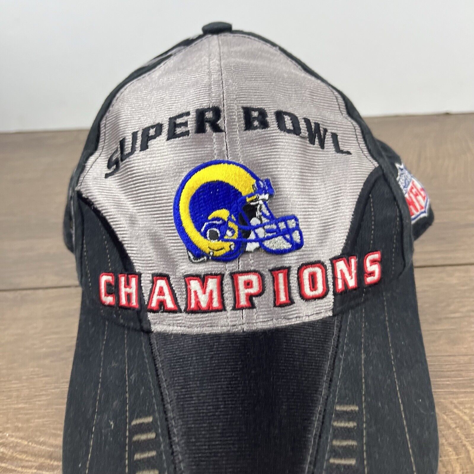 Other Vintage St. Louis Rams Hat Gray Cap Adjustable Gray Super Bo Size ONE SIZE - 5 Thumbnail