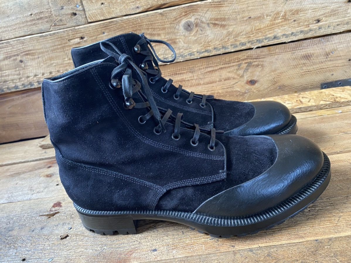 Prada Prada Fw12 rubber toe black chunky leather sneaker szuk 7.5 Size US 8.5 / EU 41-42 - 8 Thumbnail