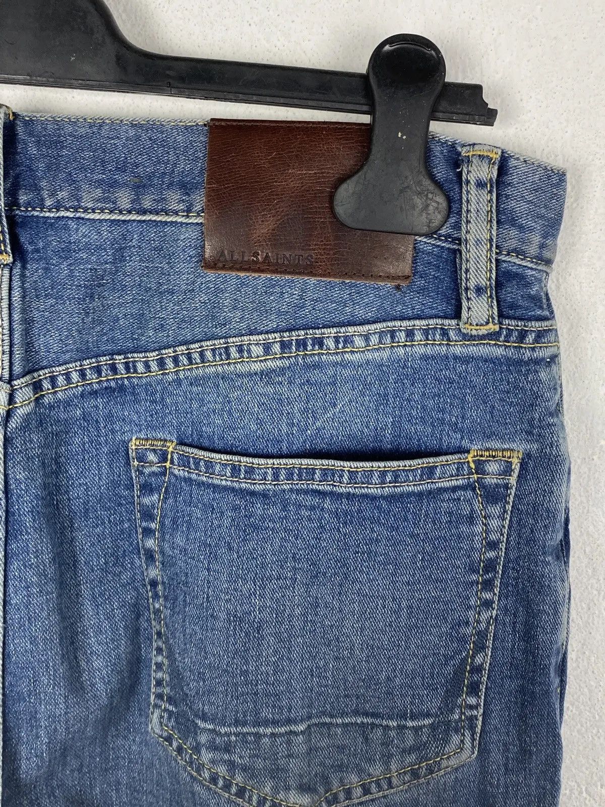 Allsaints Allsaints Rex Damaged Denim Jeans In Size 30 Size US 30 / EU 46 - 9 Thumbnail